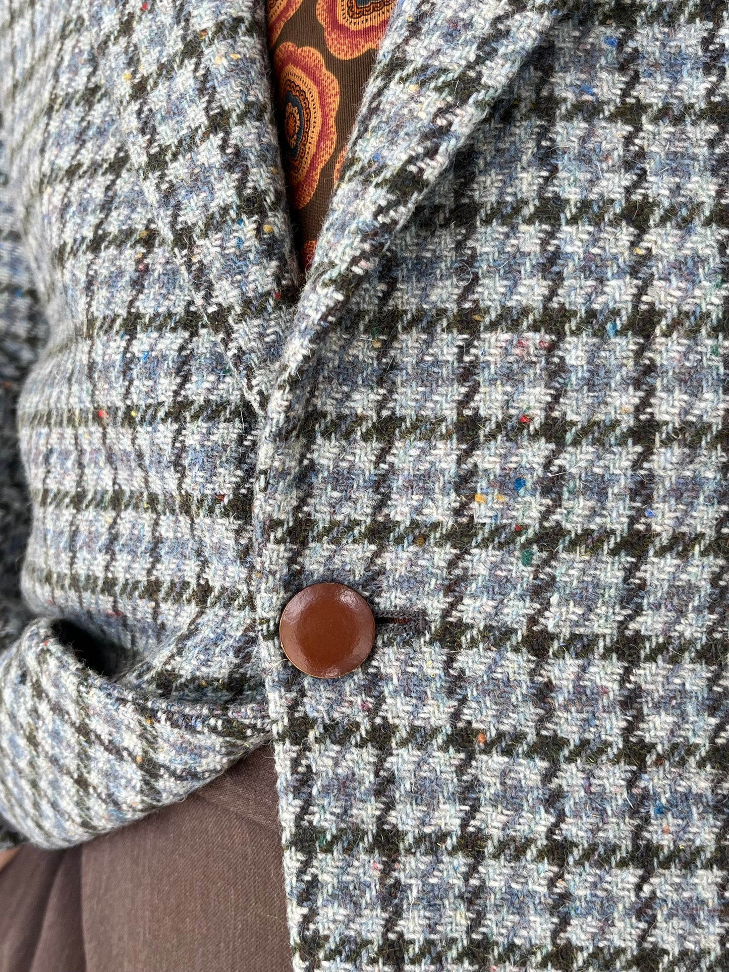Giacca anni ‘80 tweed tg. 52-54