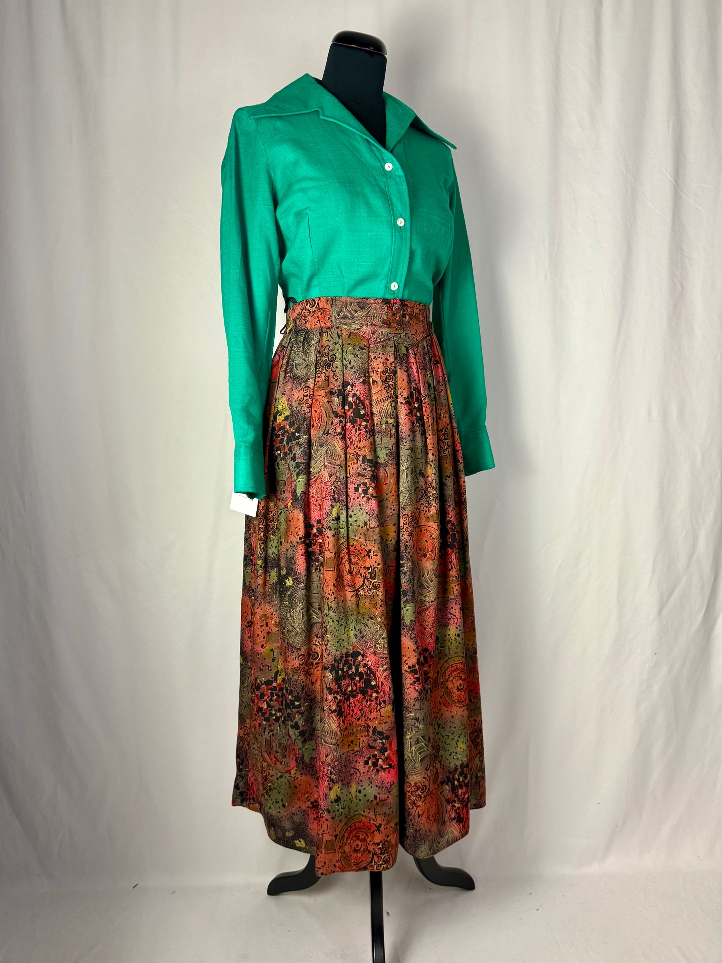 Gonna anni ‘80 a pieghe - TG. 46