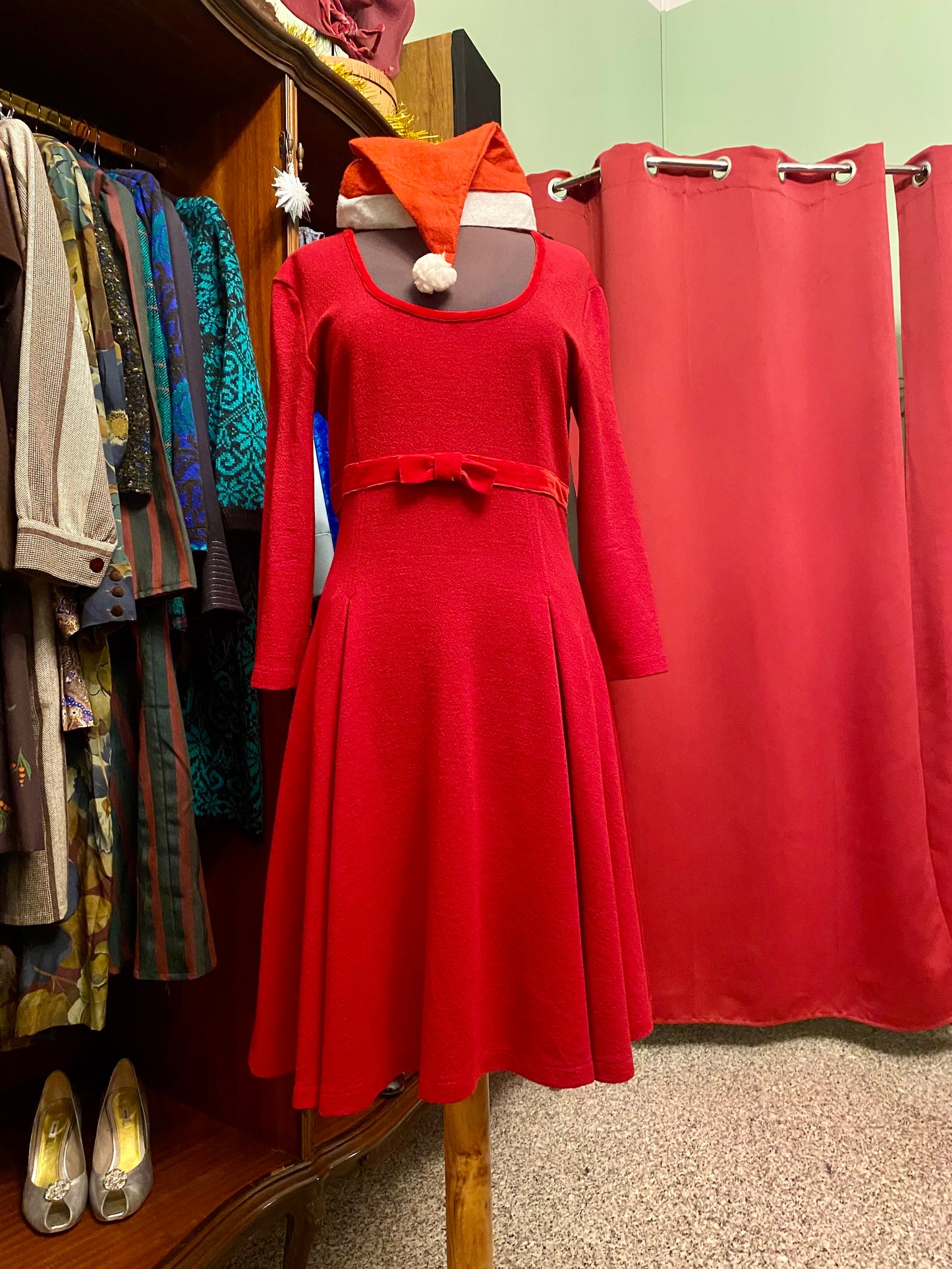 Abito bon ton rosso - TG. 40/42