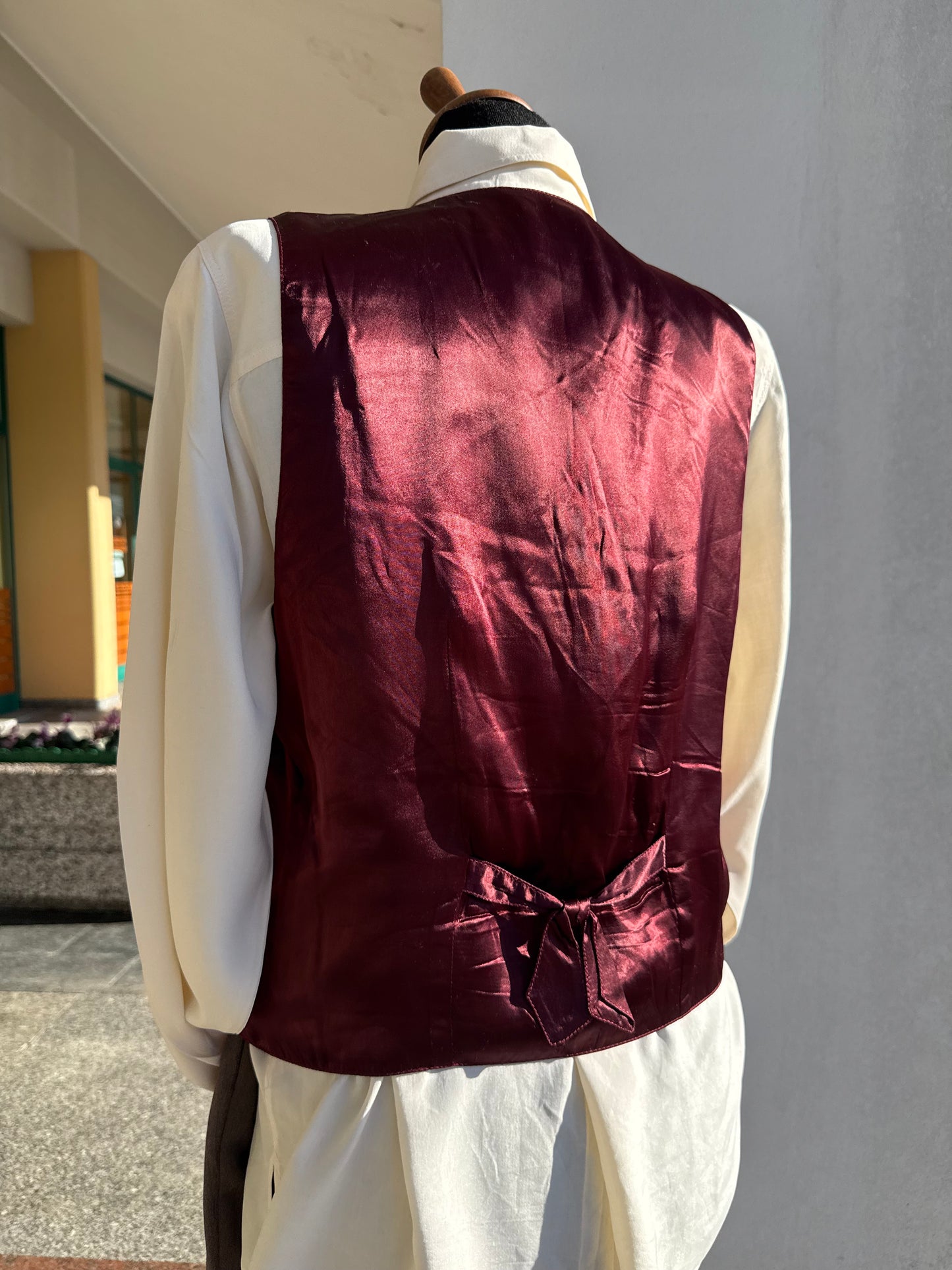 Gilet in puro lino - TG. 46