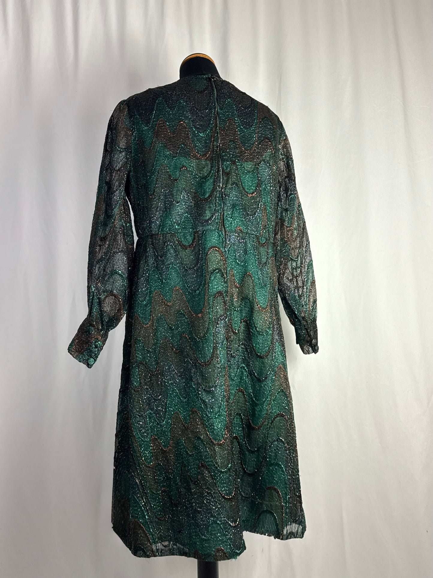 Abito sartoriale anni ‘60 in lurex- TG. 42/44