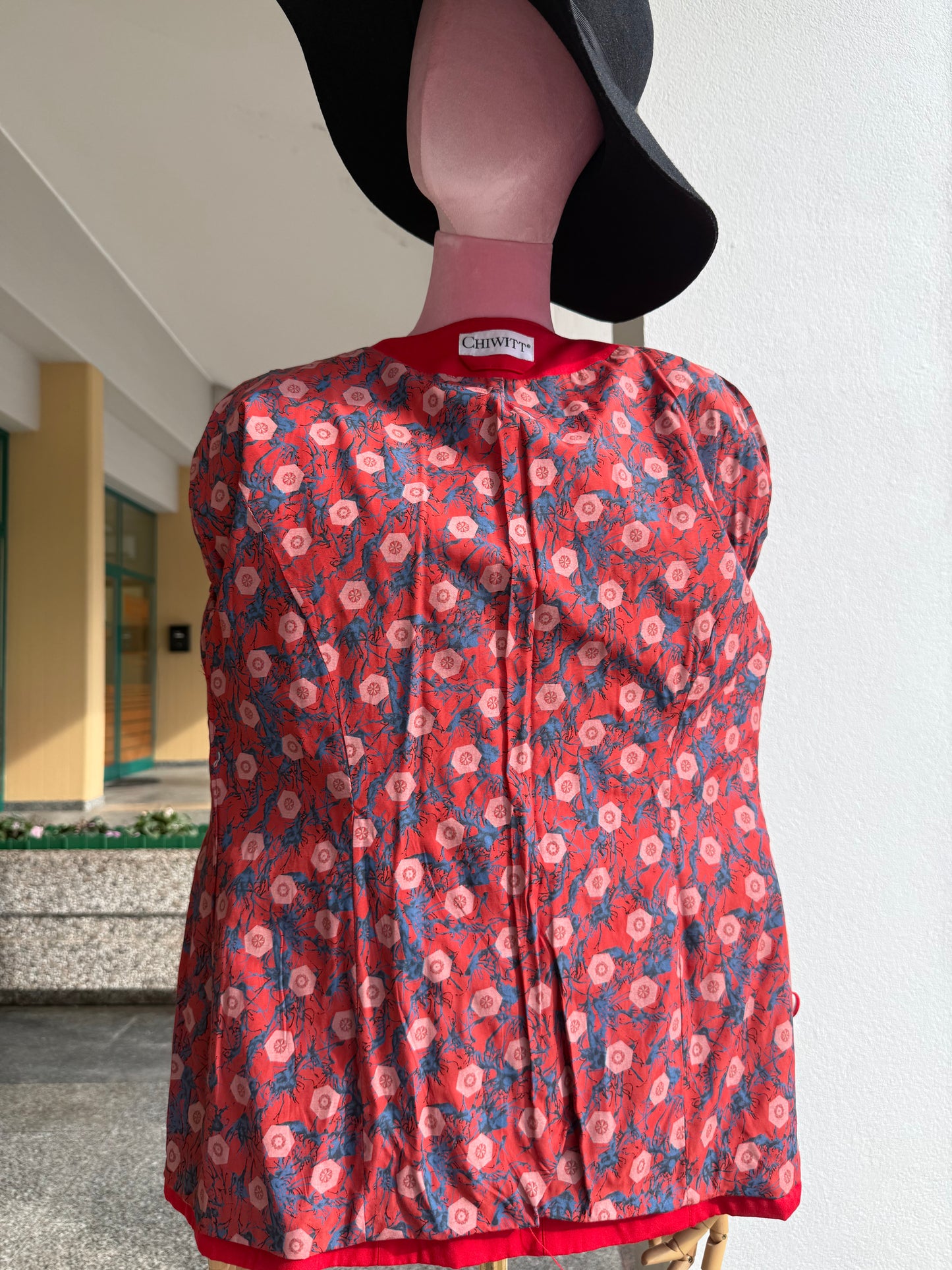 Giacca rossa in misto seta - TG. 42/44