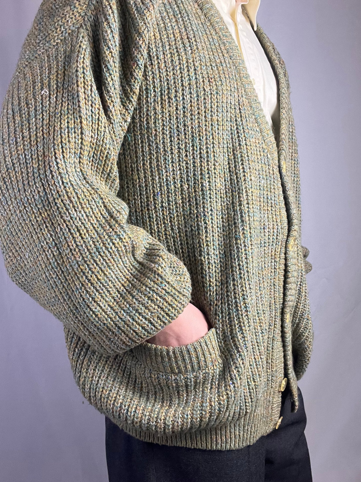 Cardigan anni '80 XXL-3XL