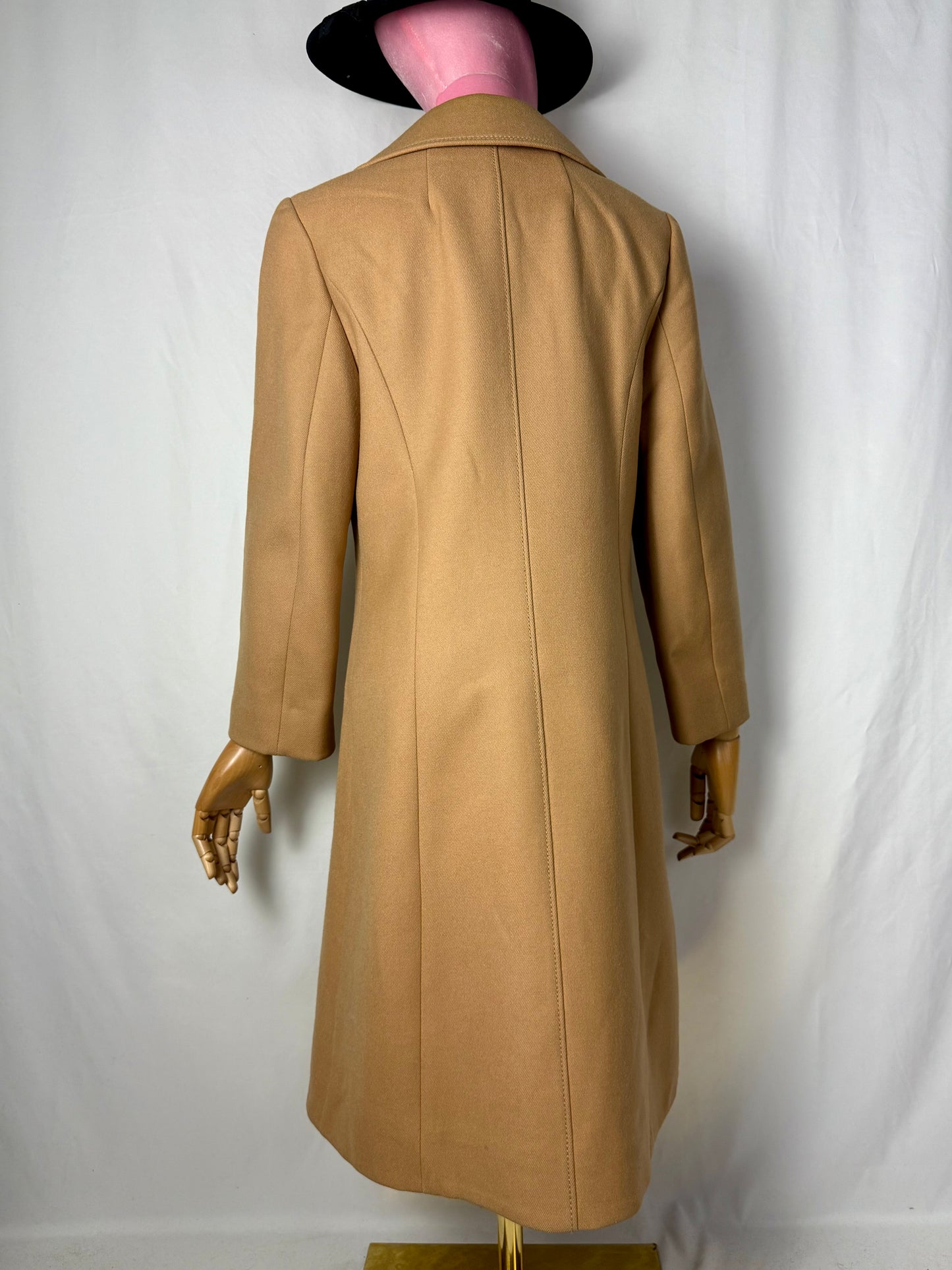 Cappotto cammello anni ’70 in pura lana - TG. 40/42