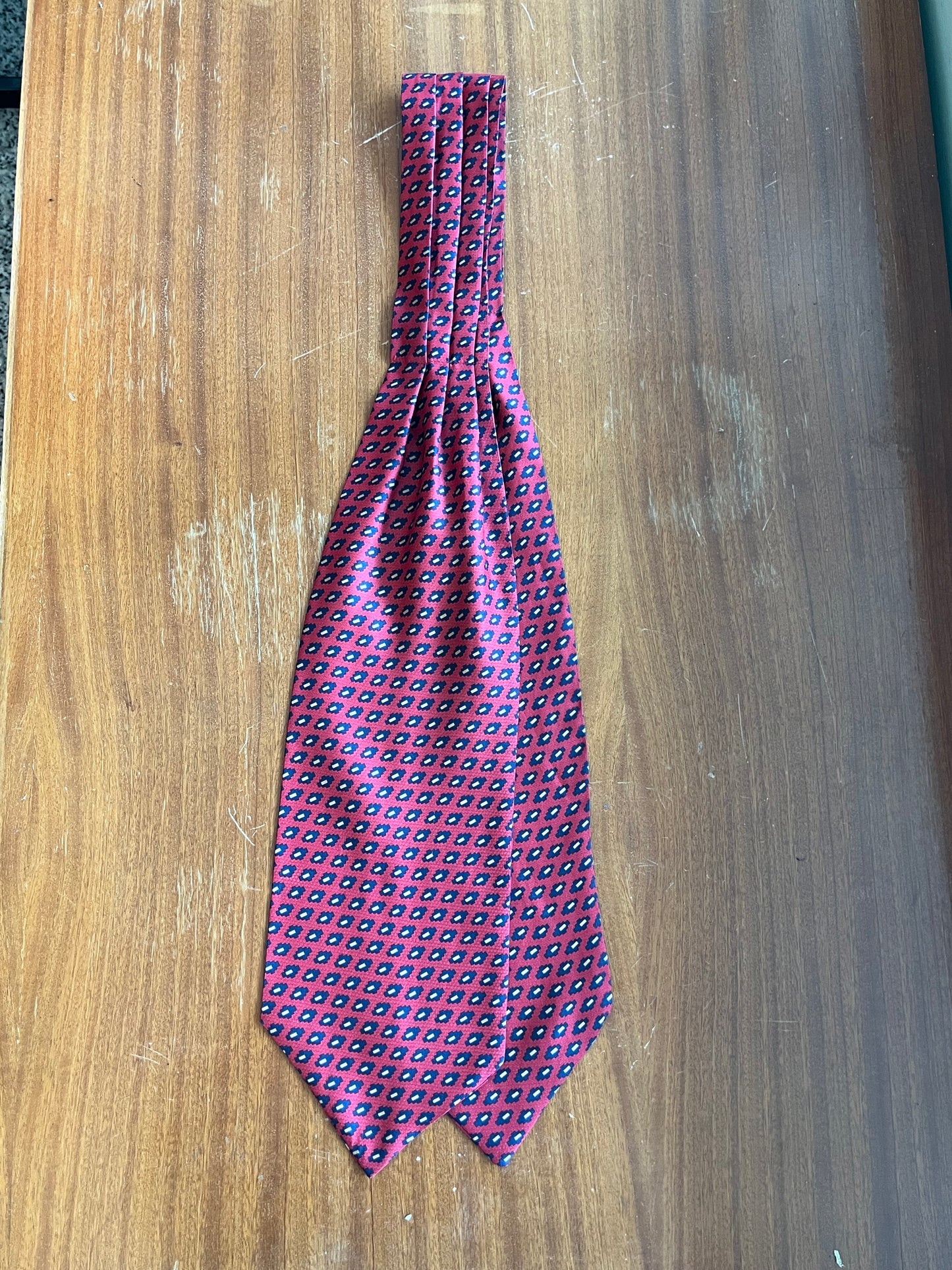 Ascot seta micro-fantasia