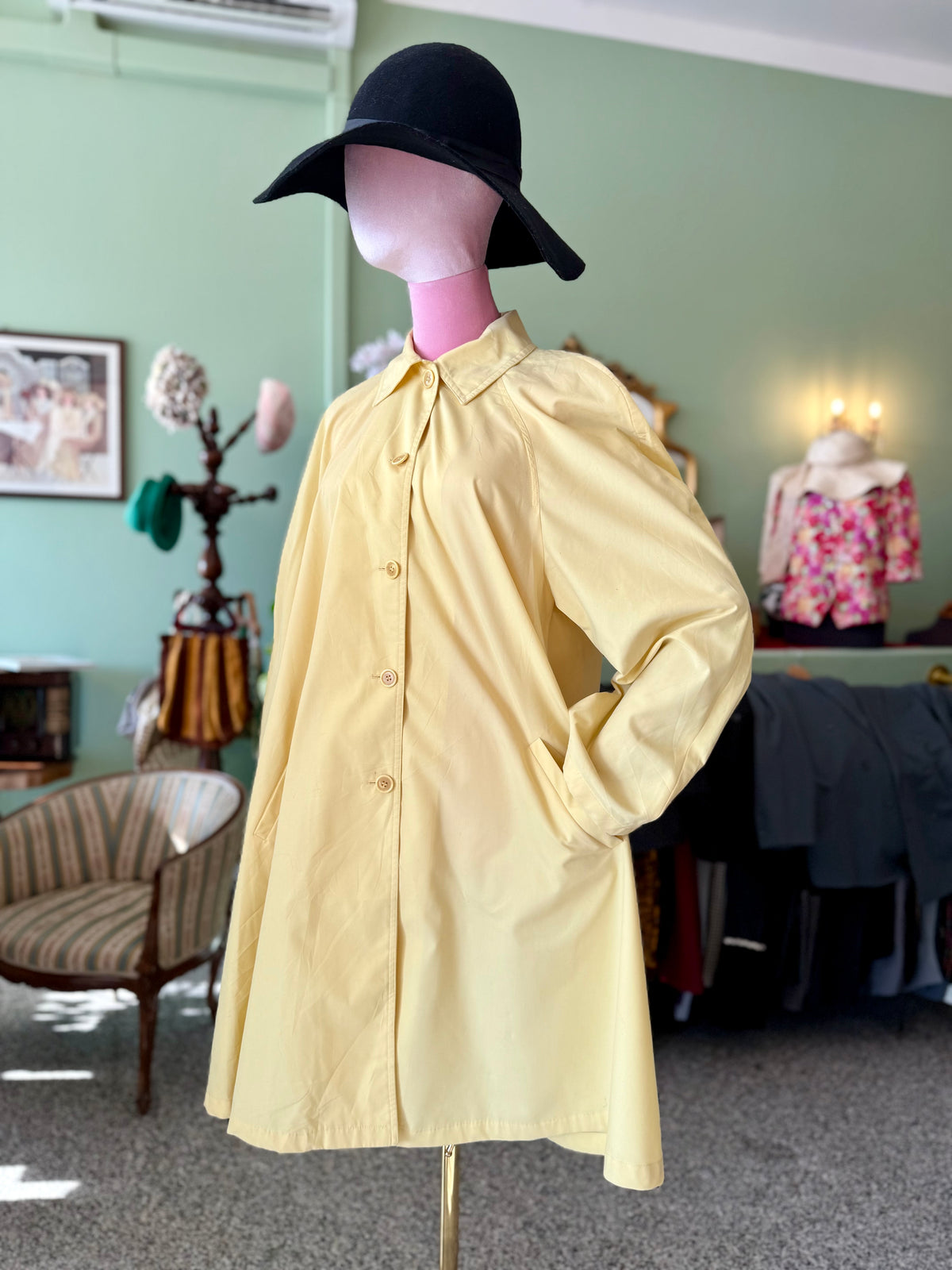 Trench anni ‘80 giallo 💛 - TG. U
