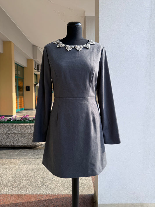 Mini dress con applicazioni bijoux - TG. 40/42