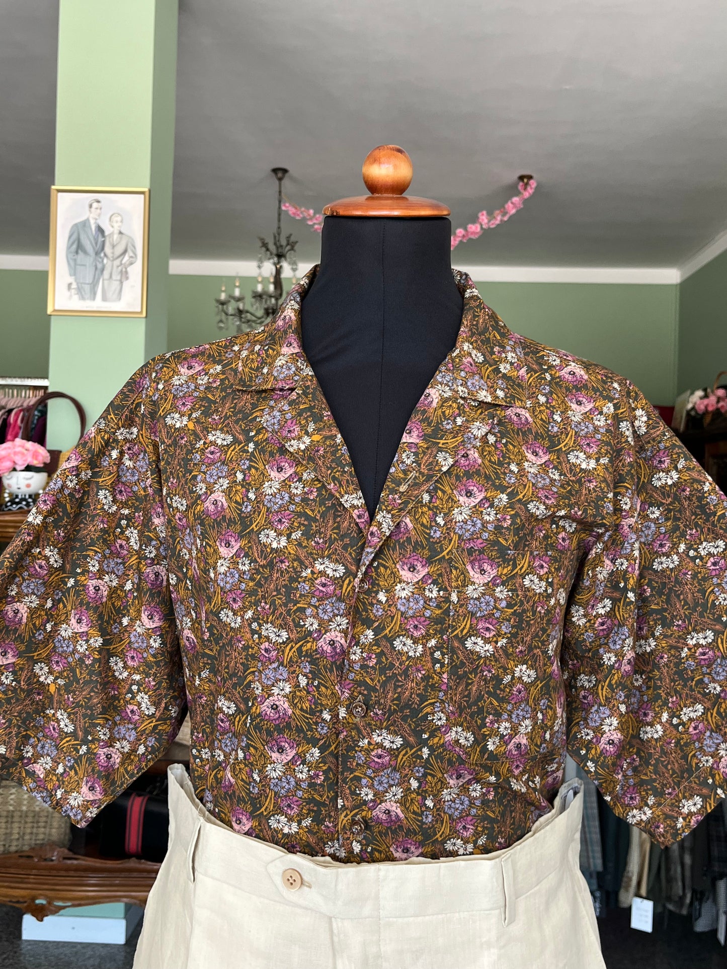 Camicia a maniche corte tg. L-XL