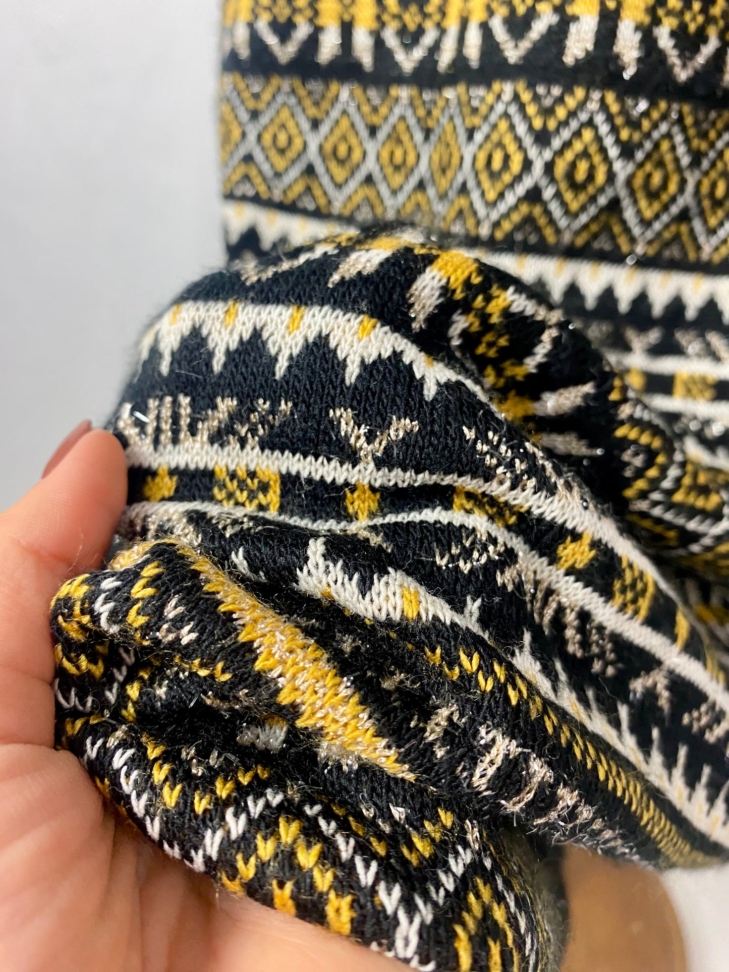 Abito lungo fantasia Fair Isle - TG. 44/46