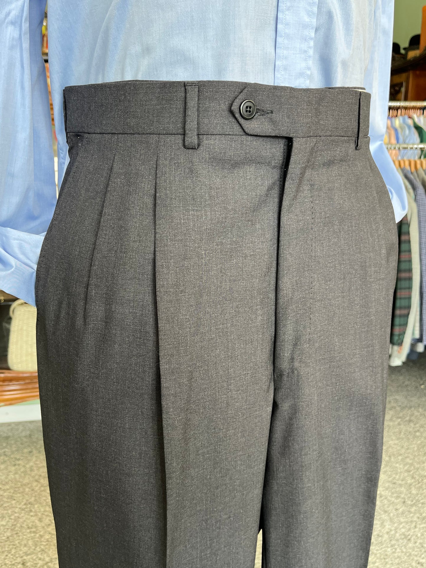 Completo Vitale Barberis Canonico doppiopetto anni '80 NOS tg. 52-54