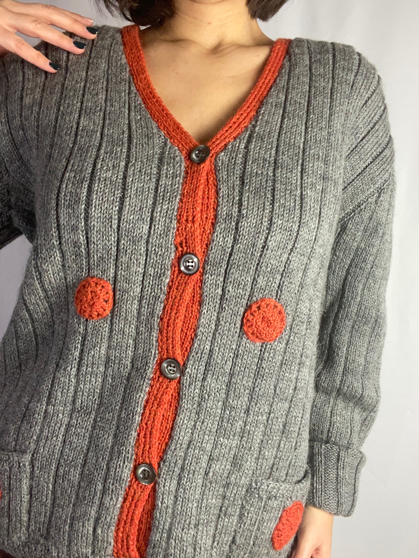 Cardigan 100% lana - TG. 52 - 56