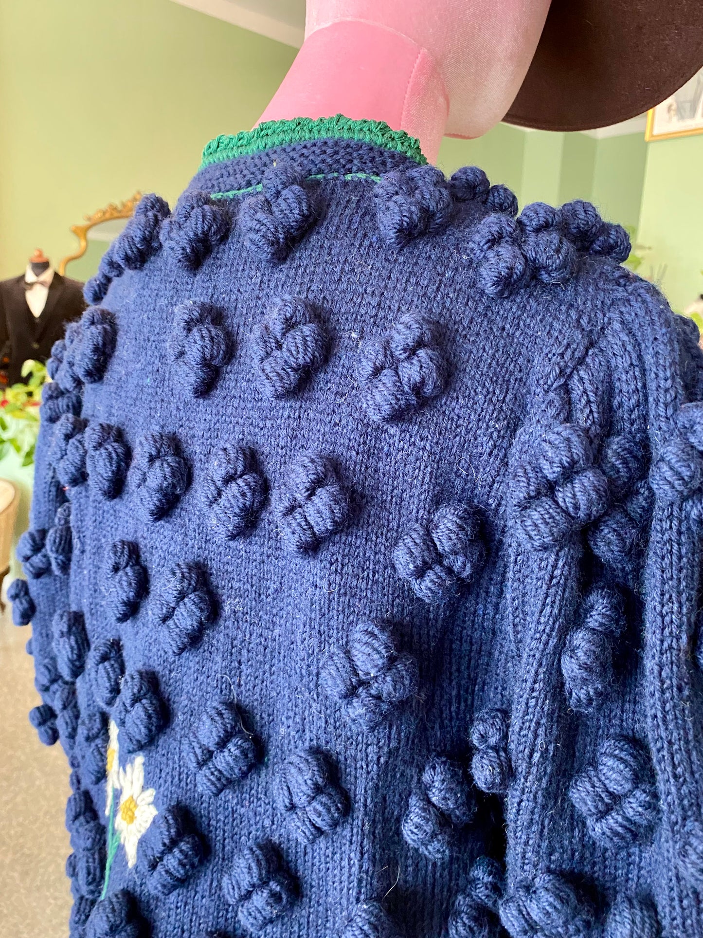 Cardigan tirolese lavorazione a “nodi” - TG. 48/50