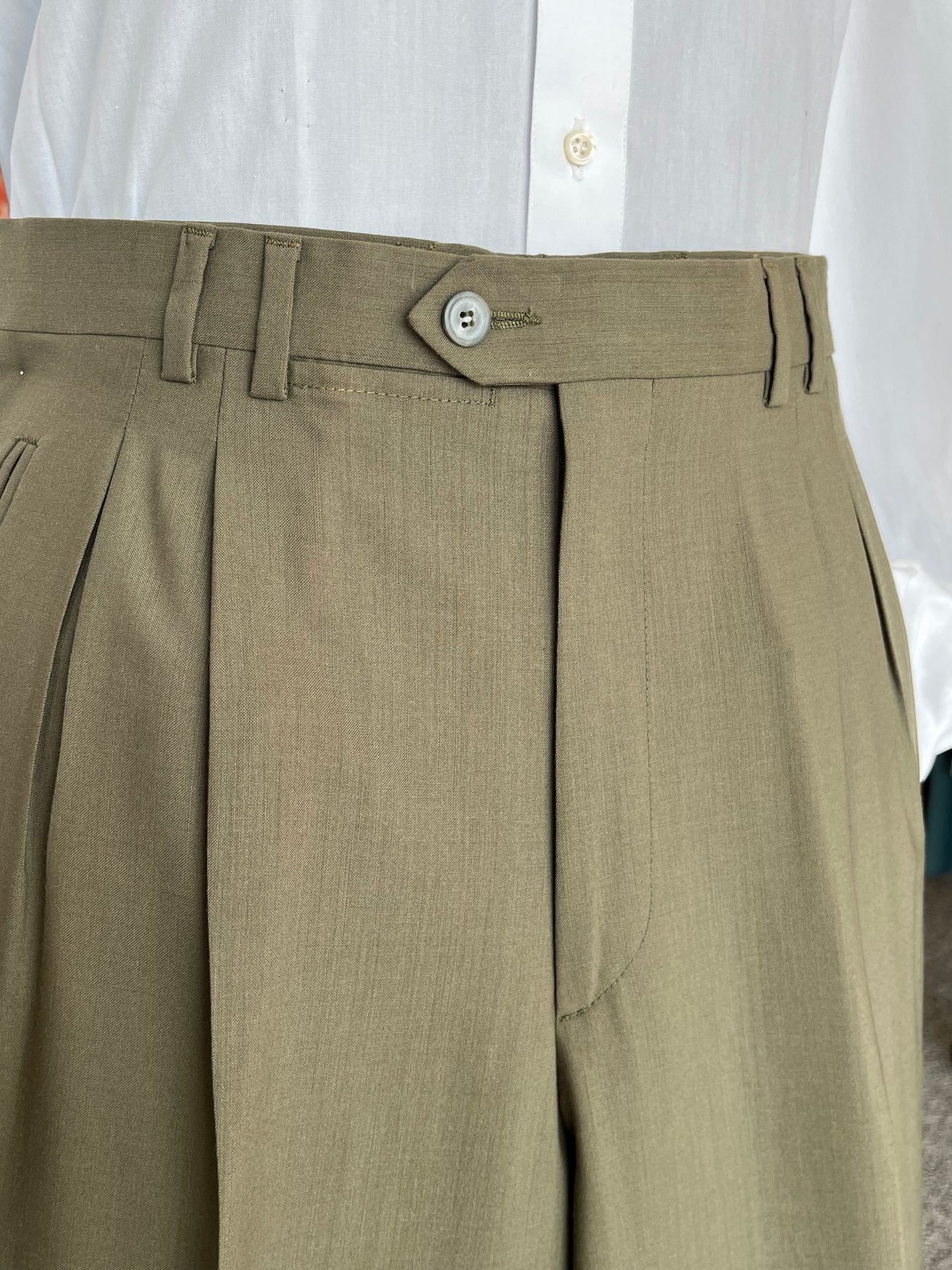 Calzoni anni ‘80 NOS verde oliva