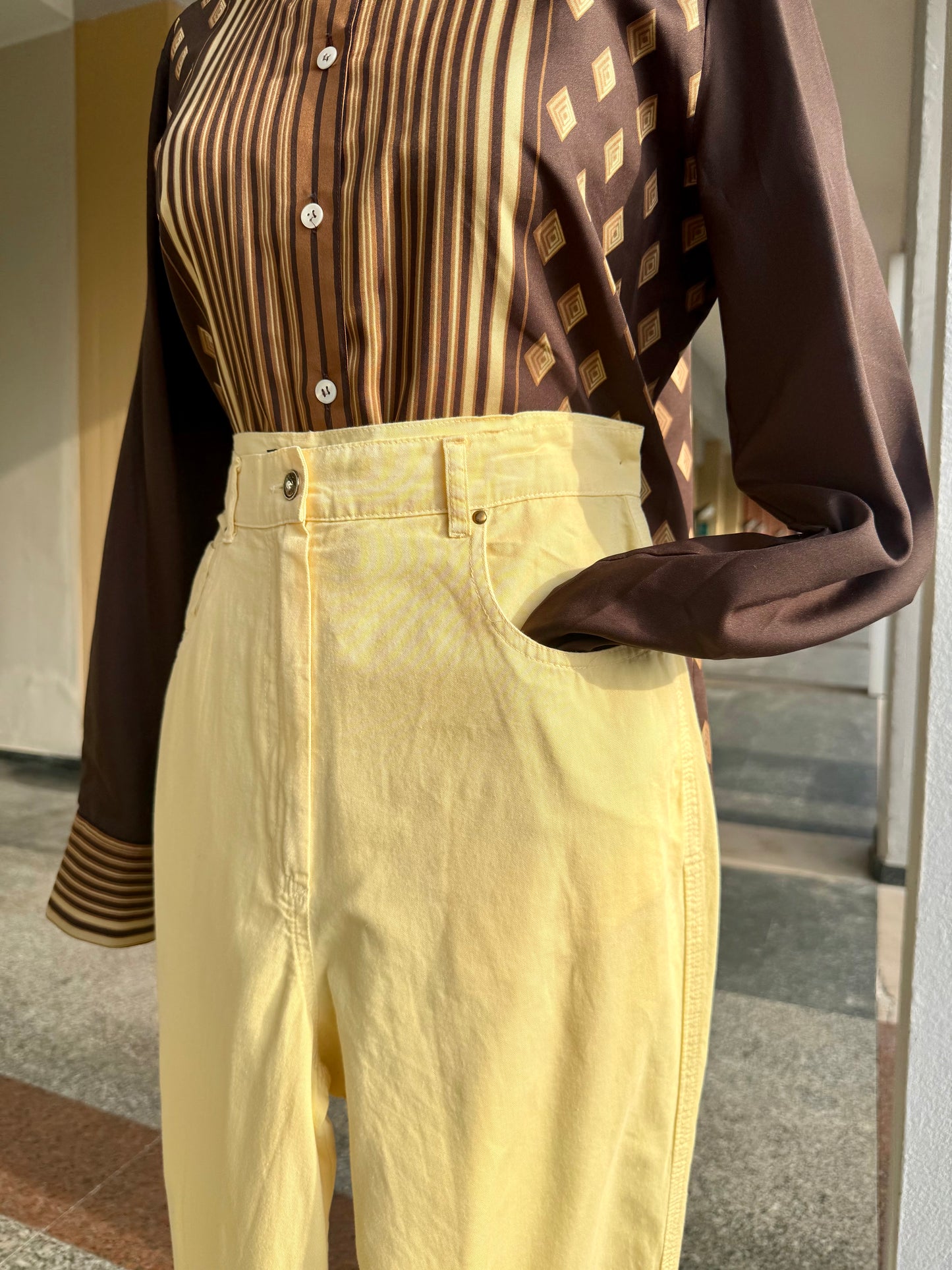 Pantaloni in cotone - TG. 42/44