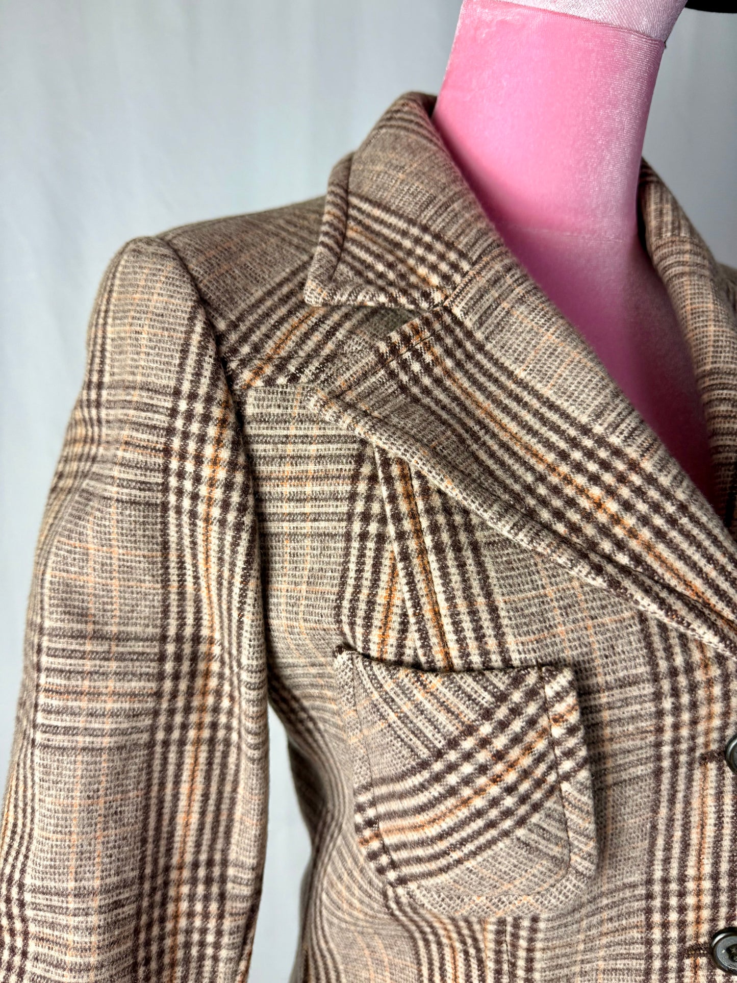 Giacca anni ‘70 Principe di Galles - TG. 38