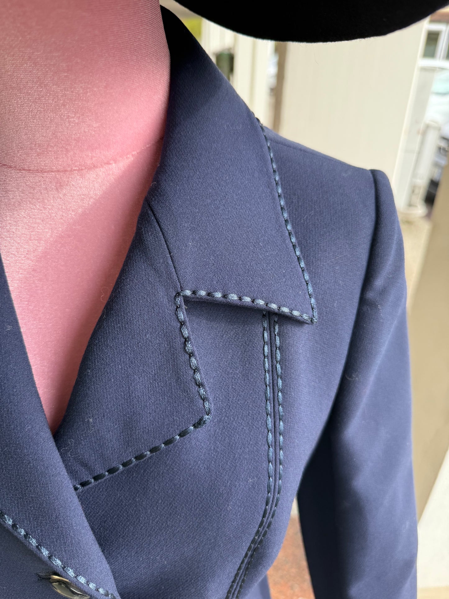 Cappotto anni ‘70 tessuto Marzotto - TG. 38