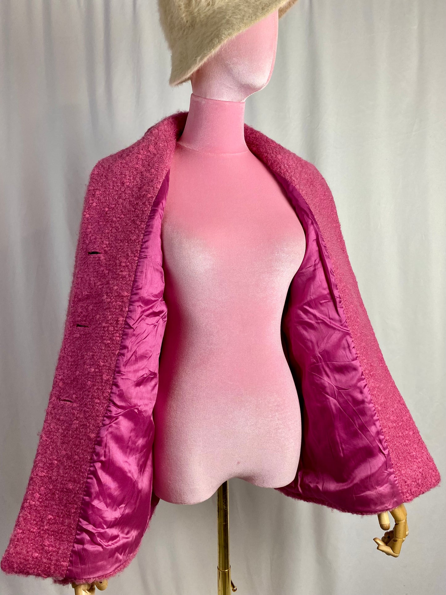 Giacca rosa mohair - TG. 44/46