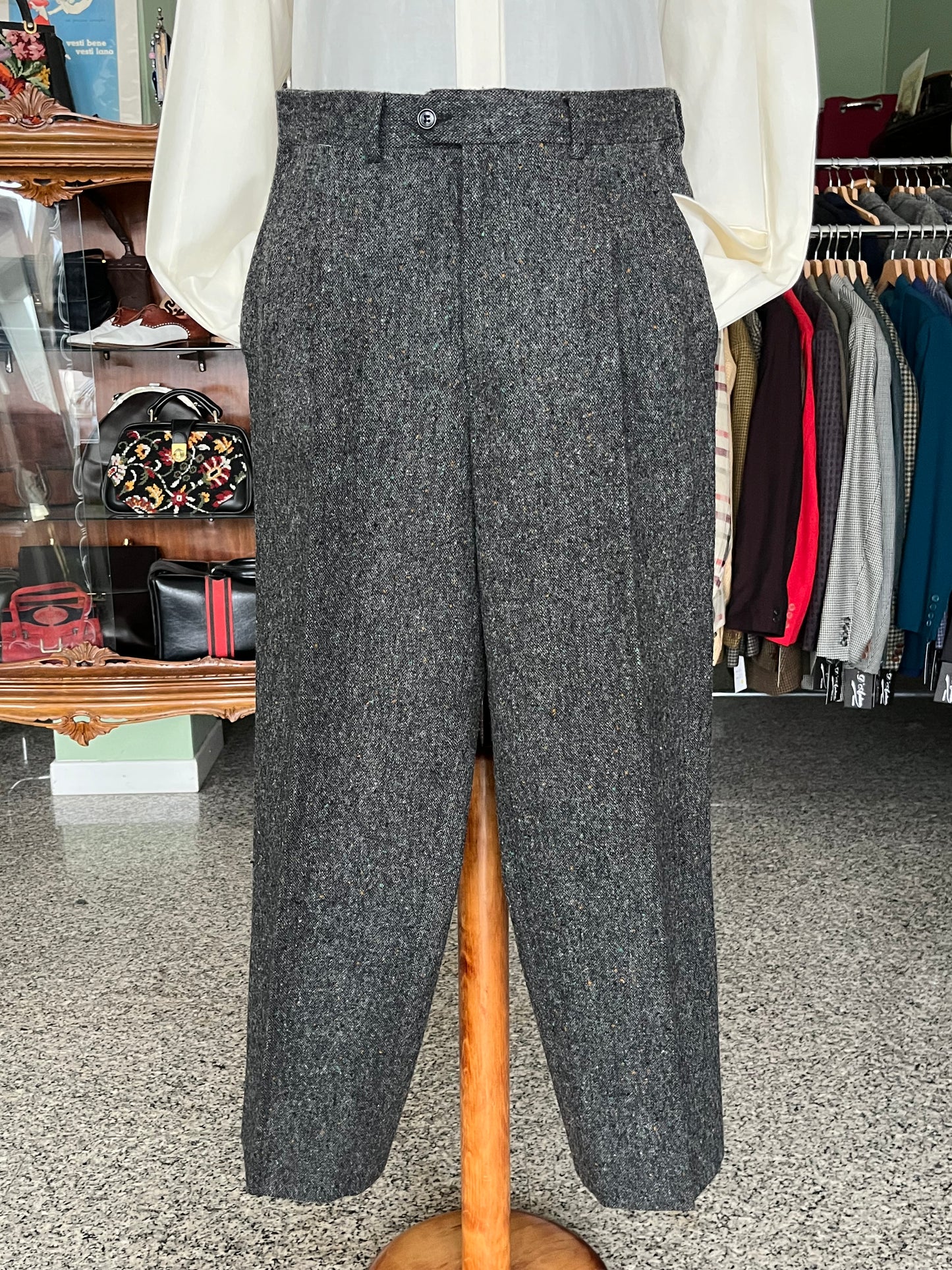 Calzoni anni ‘80 tweed tg. 48