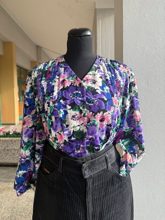 Camicia con stampa floreale - TG. 44 circa
