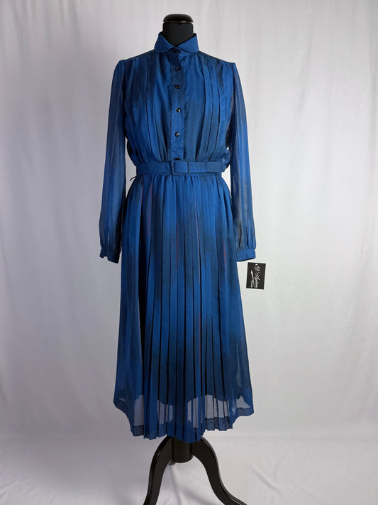 Abito classico anni ‘70 blu - TG. 40/42