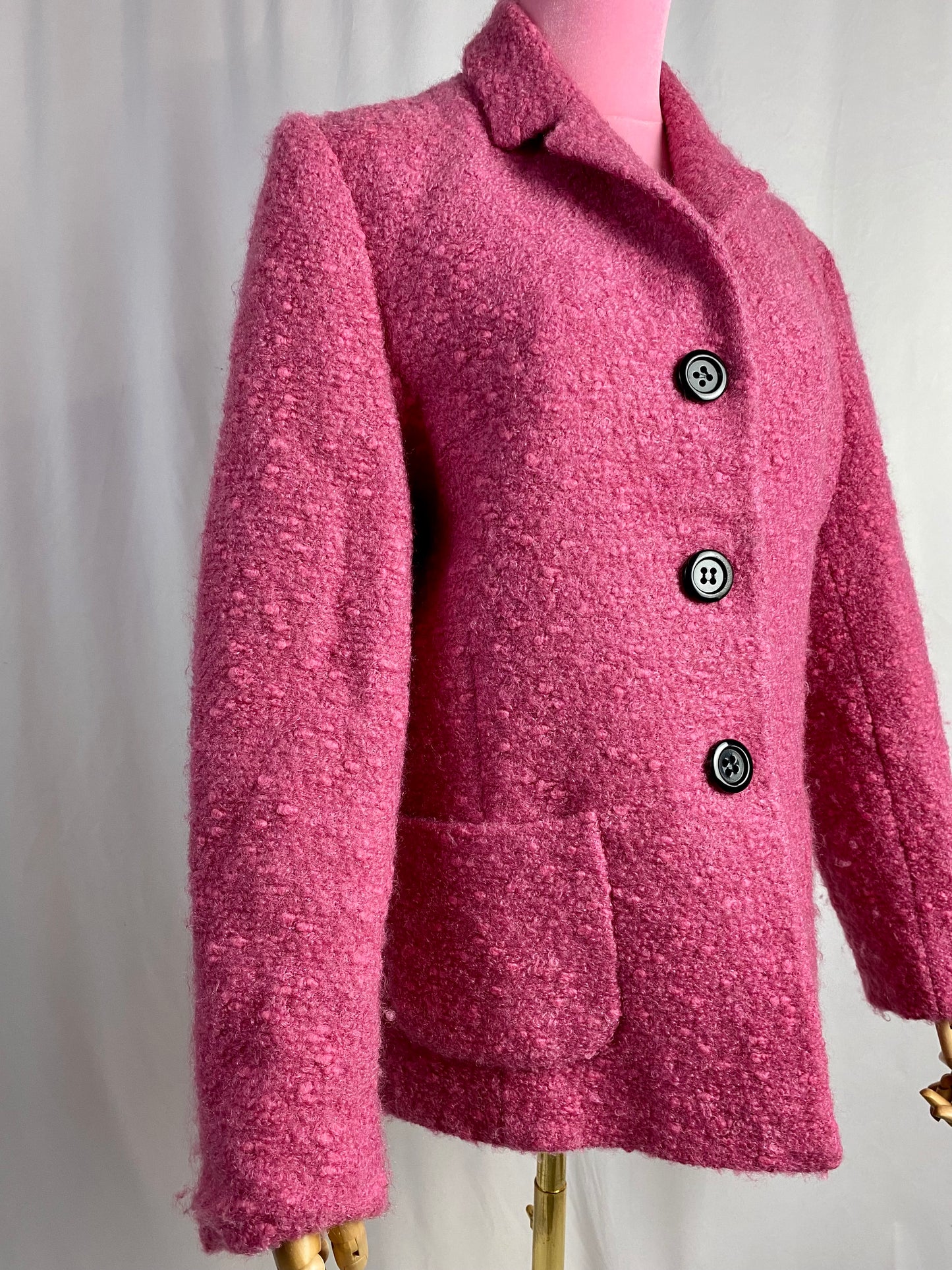 Giacca rosa mohair - TG. 44/46