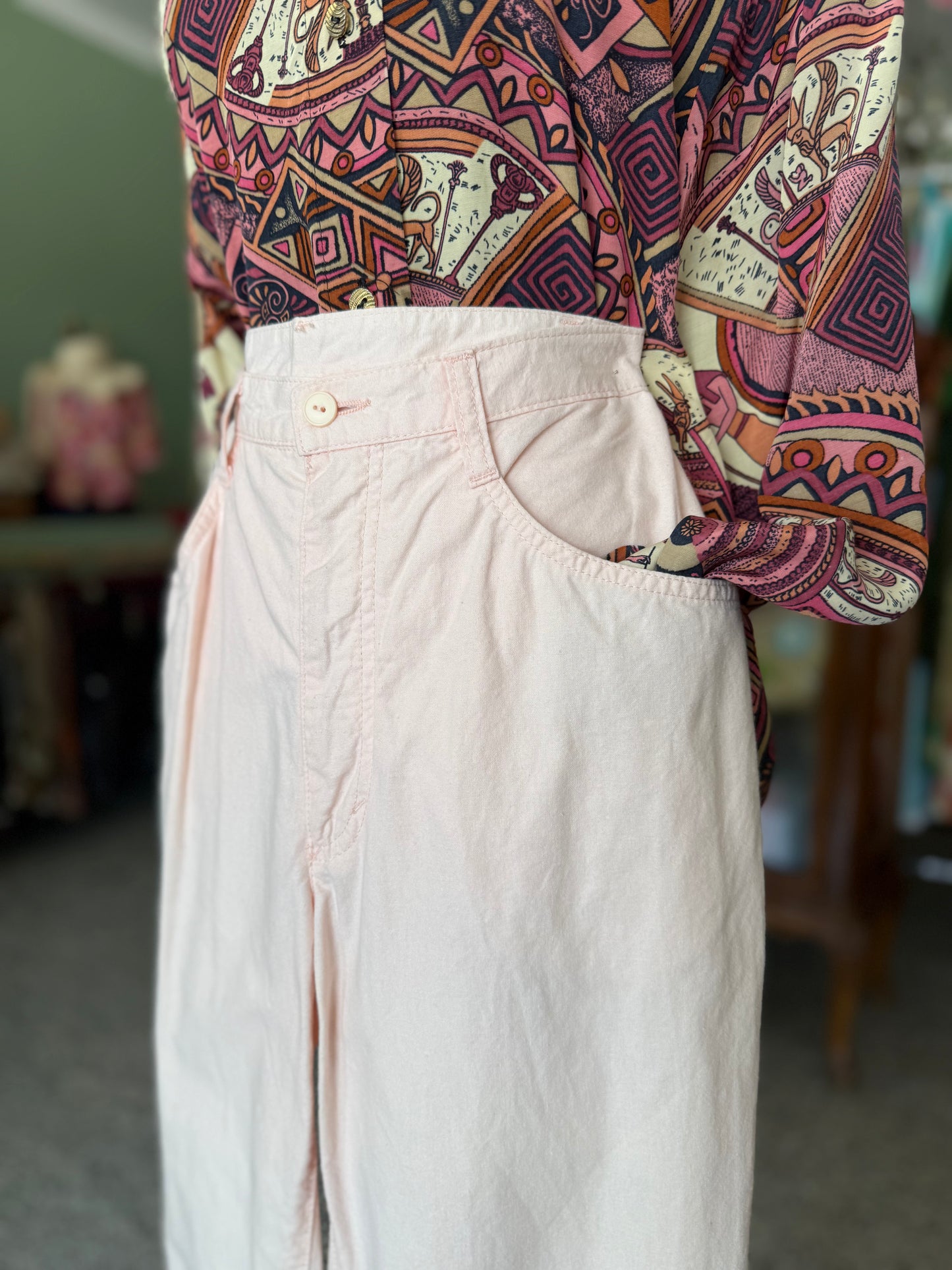 Pantaloni rosa pastello - TG. 38/40