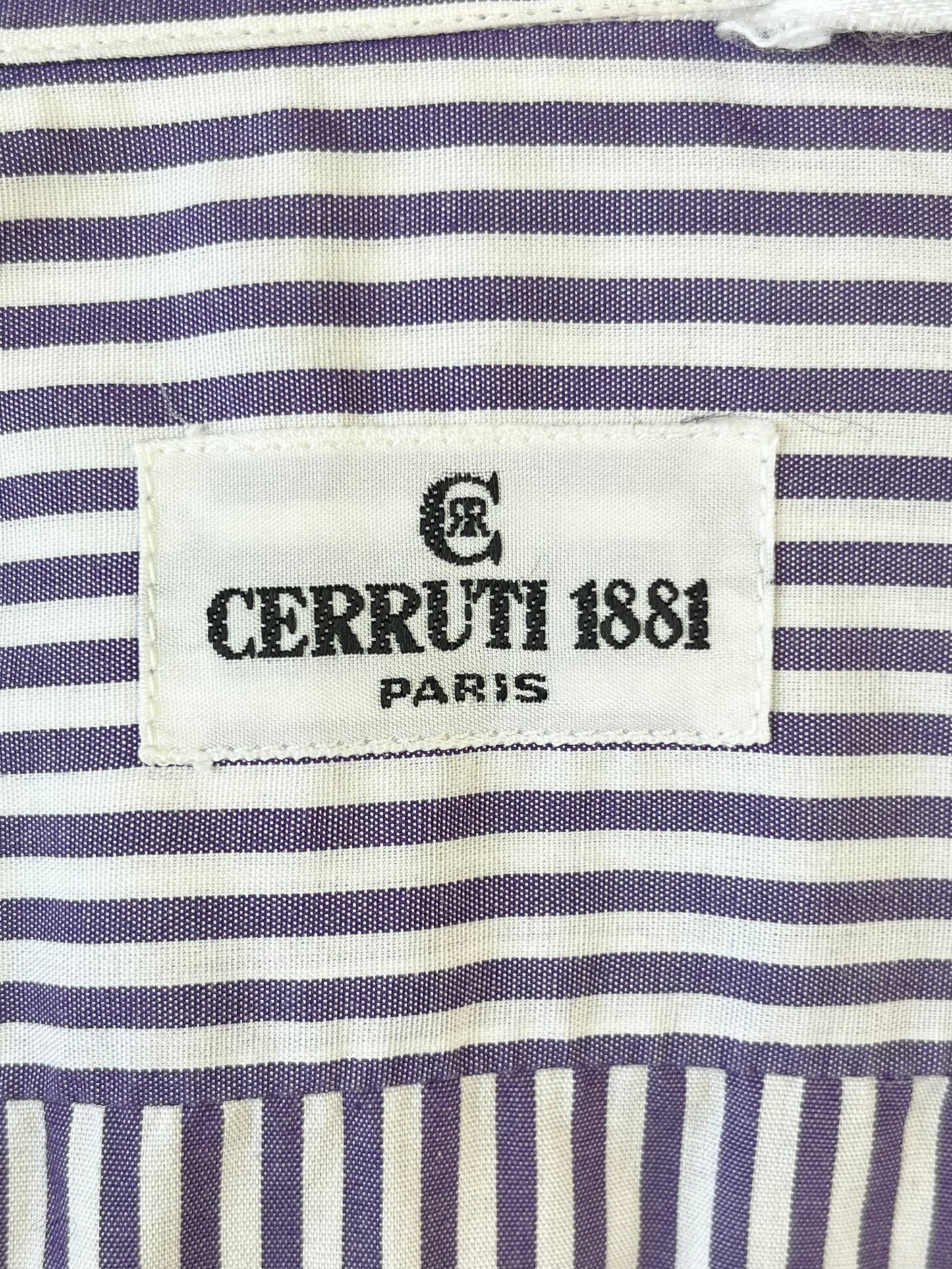Camicia Cerruti a righe viola tg. L-XL
