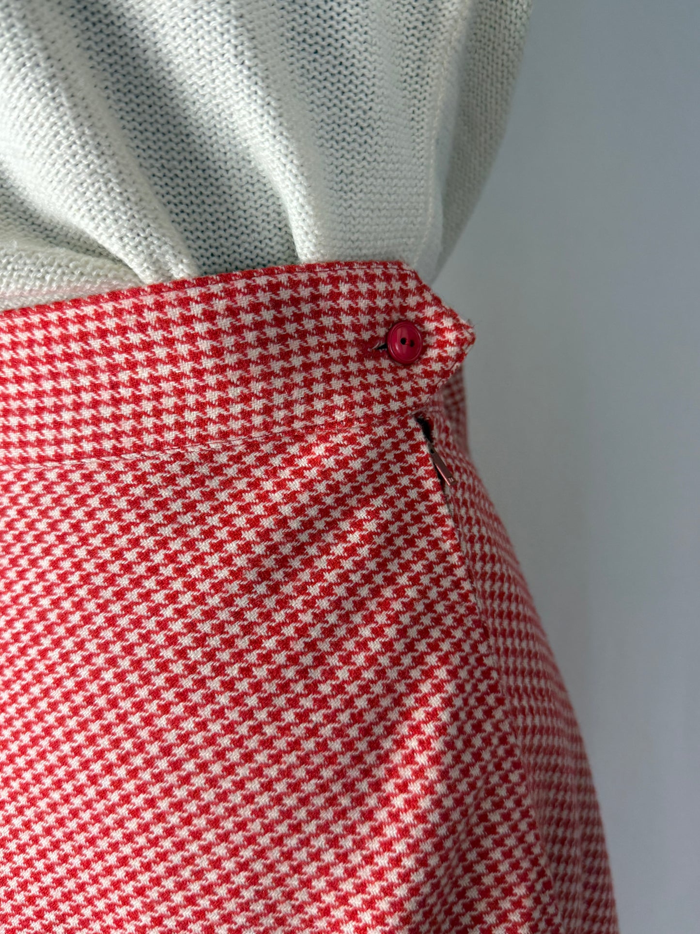 Gonna in lana anni ‘70 pied de poule - TG. 44