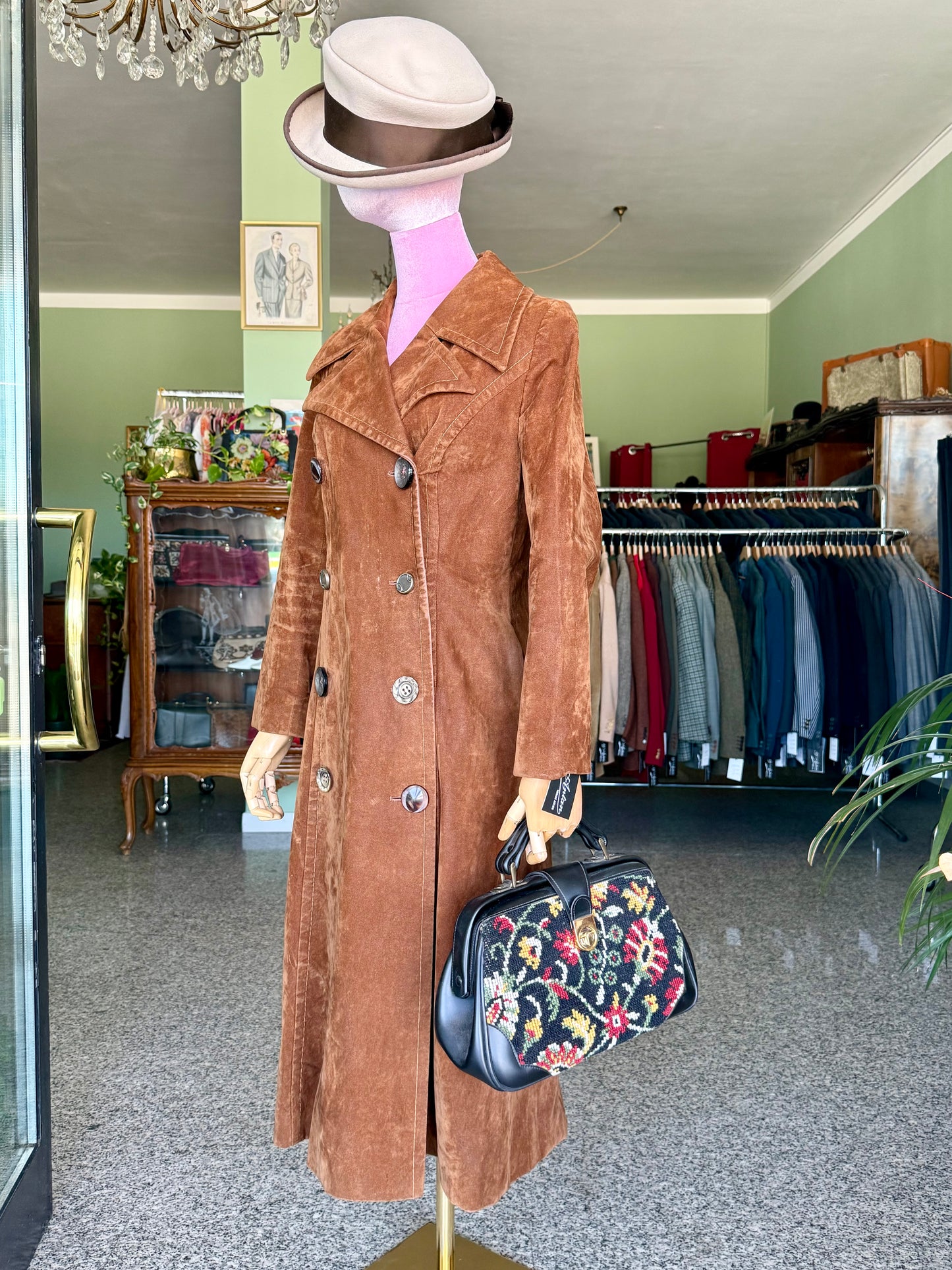 Cappotto in camoscio anni ‘70 - TG. 40