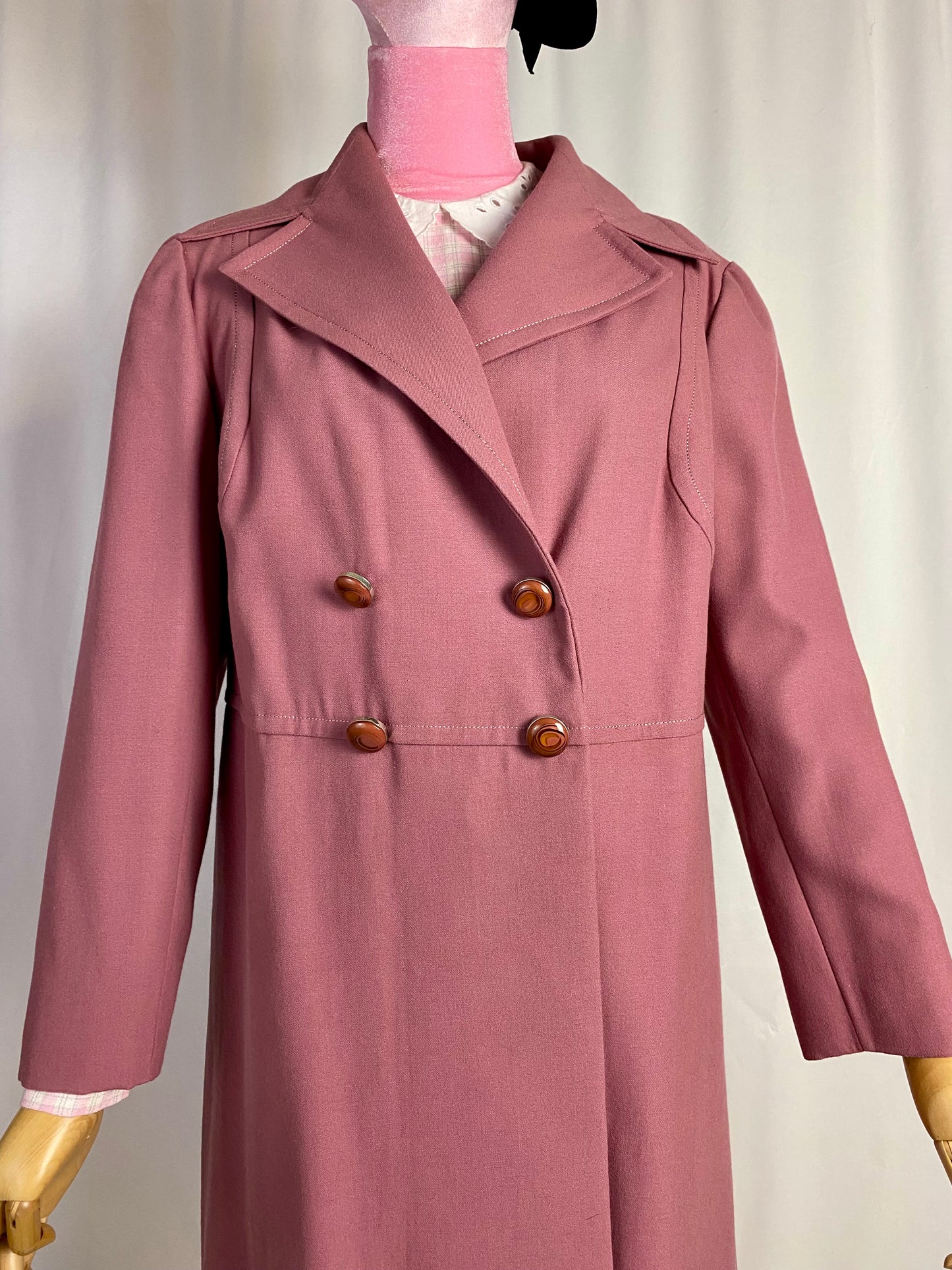 Cappotto anni ‘60 malva - TG. 42/44
