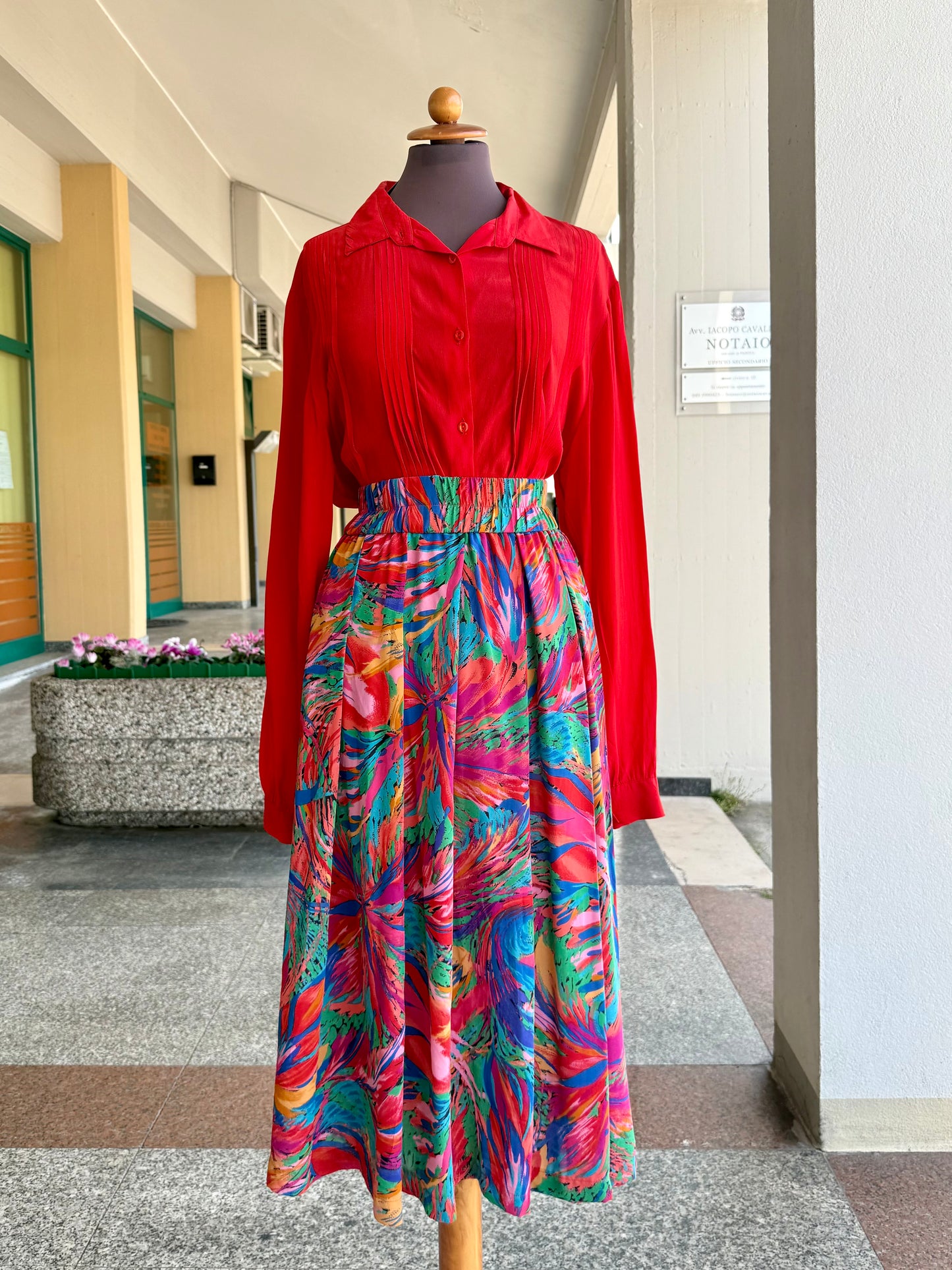 Gonna anni ‘80 multicolor - TG. 42/44