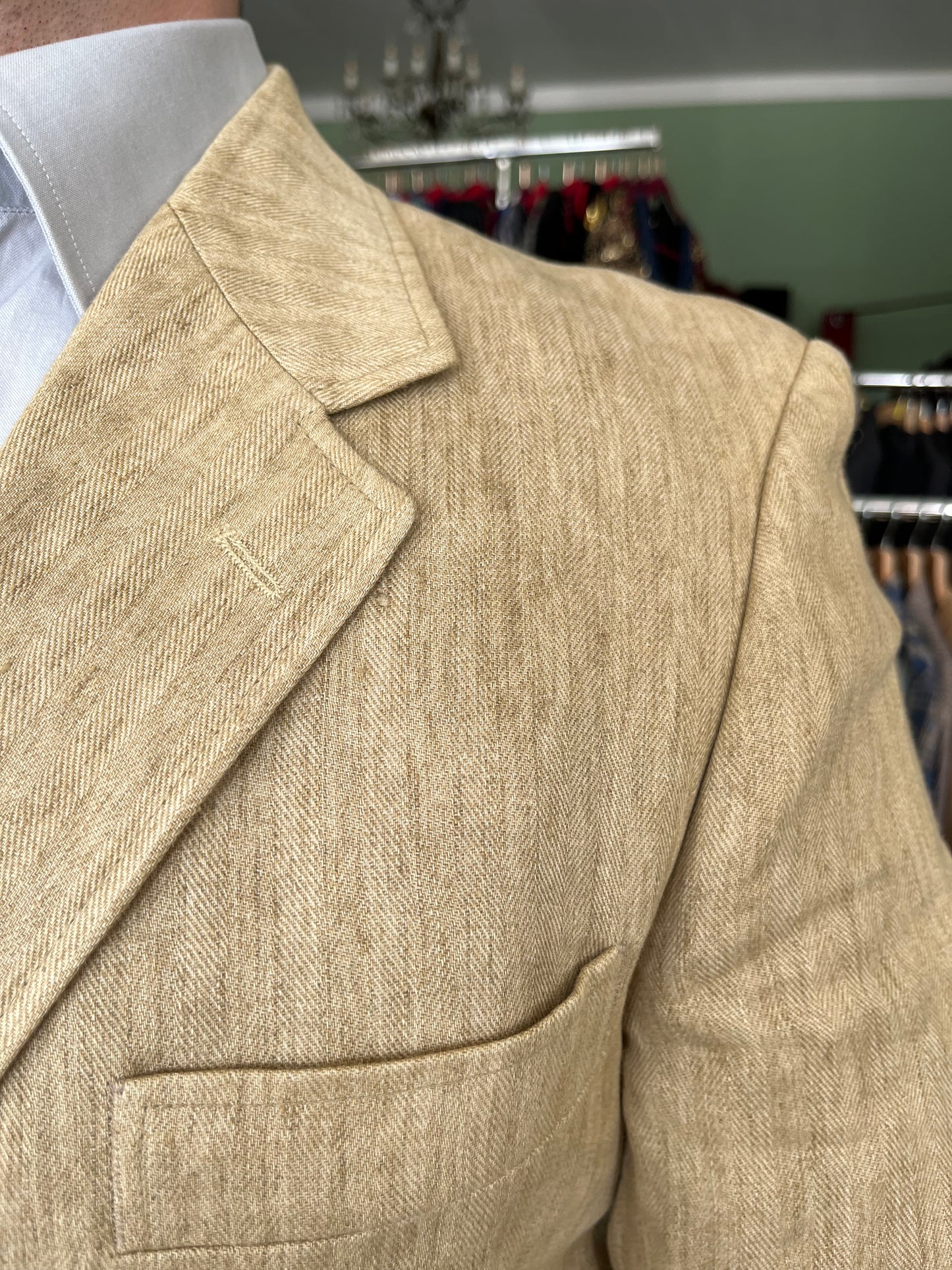 Giacca anni ‘90 in lino tg. 50-52