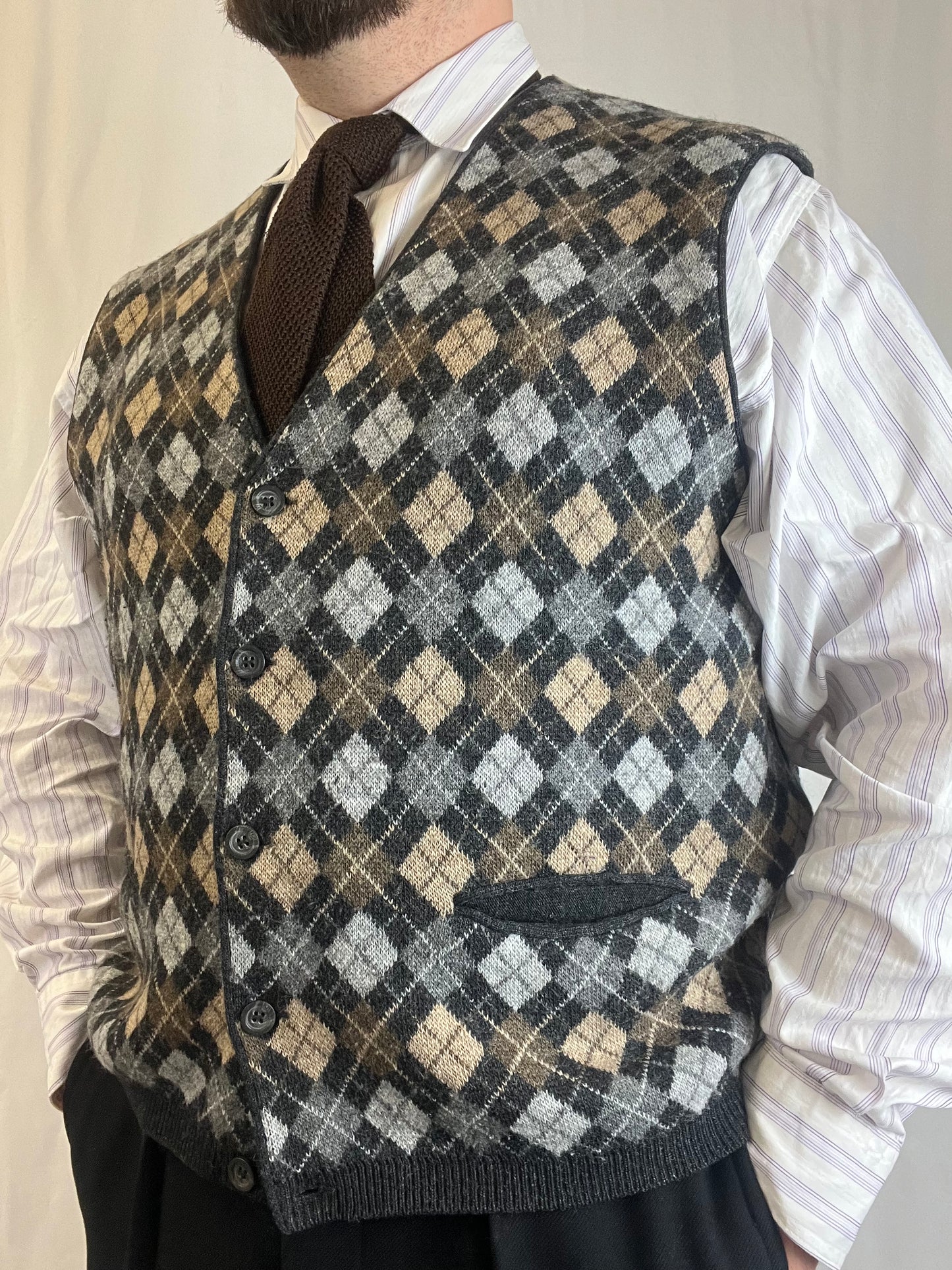 Gilet in maglia anni ‘90 tg. M-L