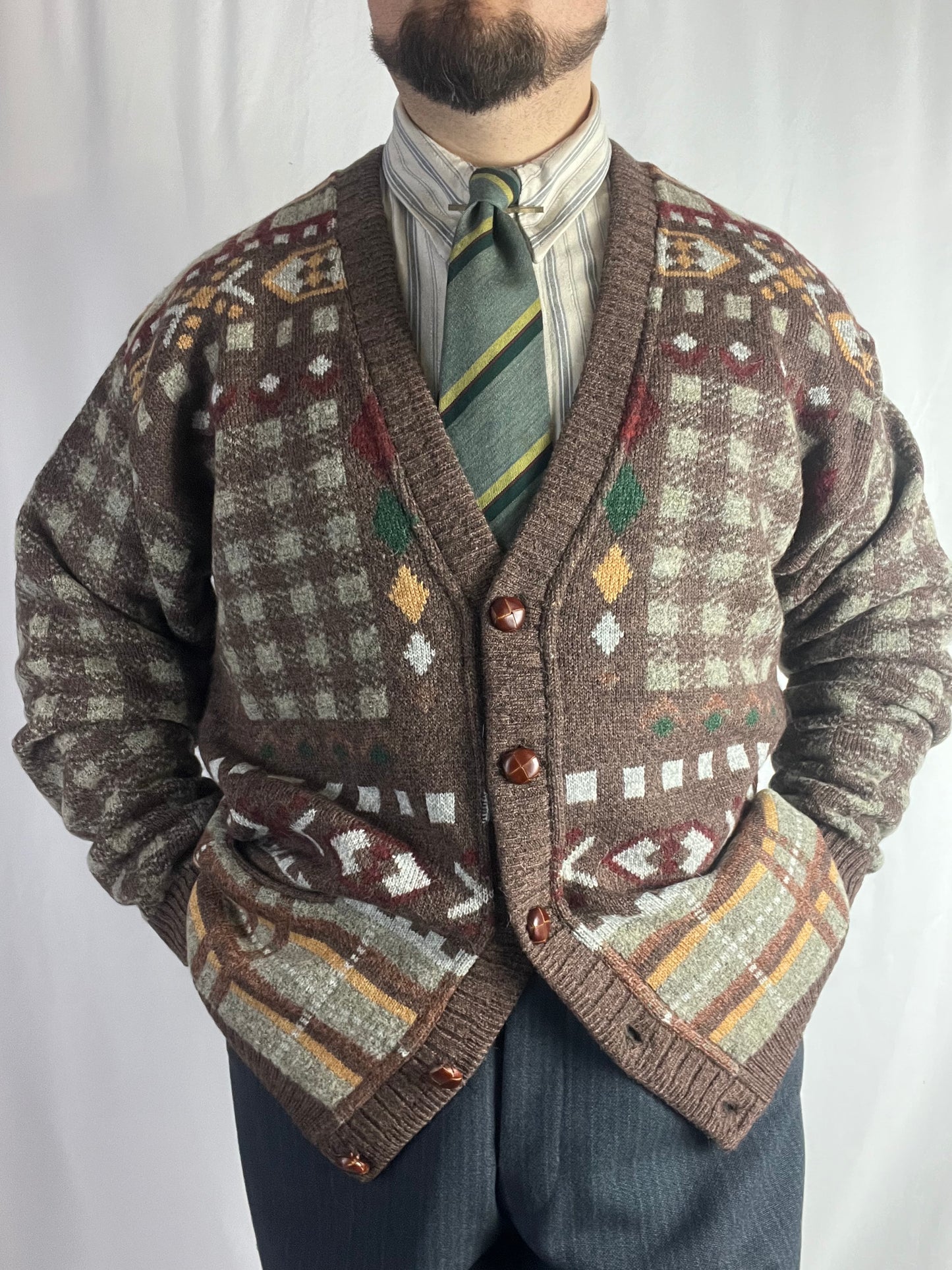 Cardigan anni '70 L-XL