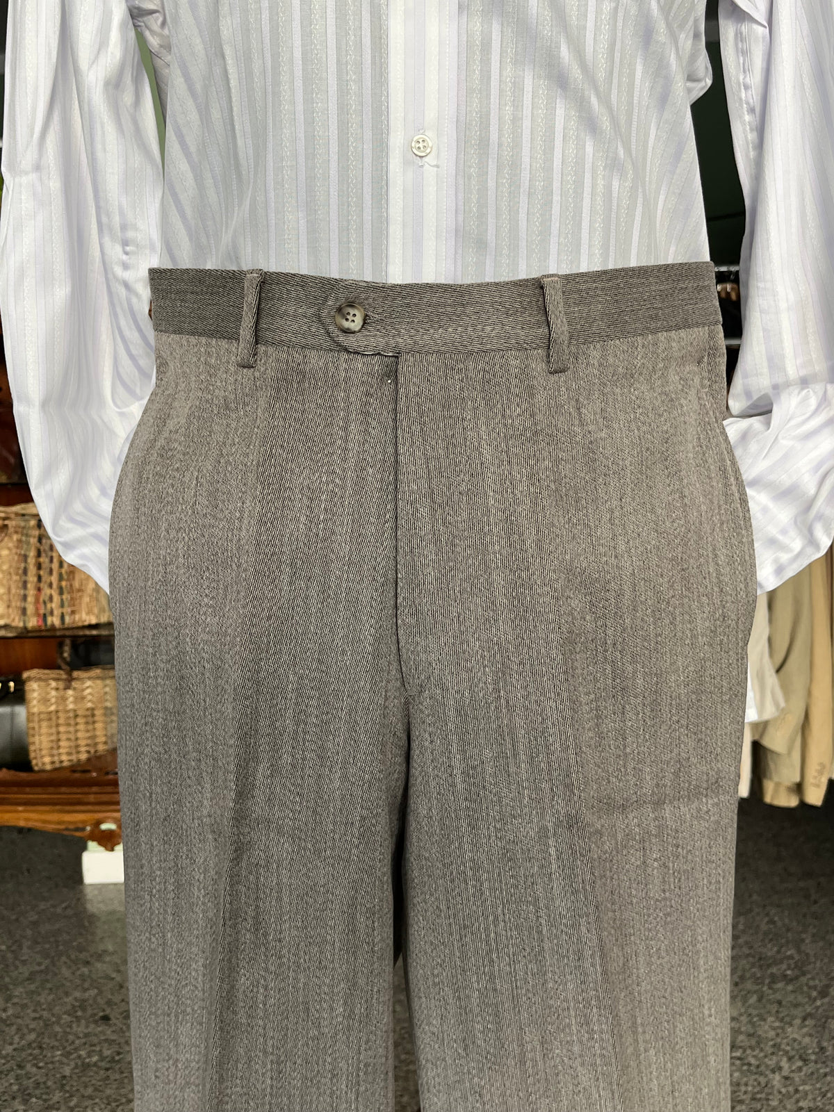 Calzoni in gabardine anni ‘80 NOS tg. 48