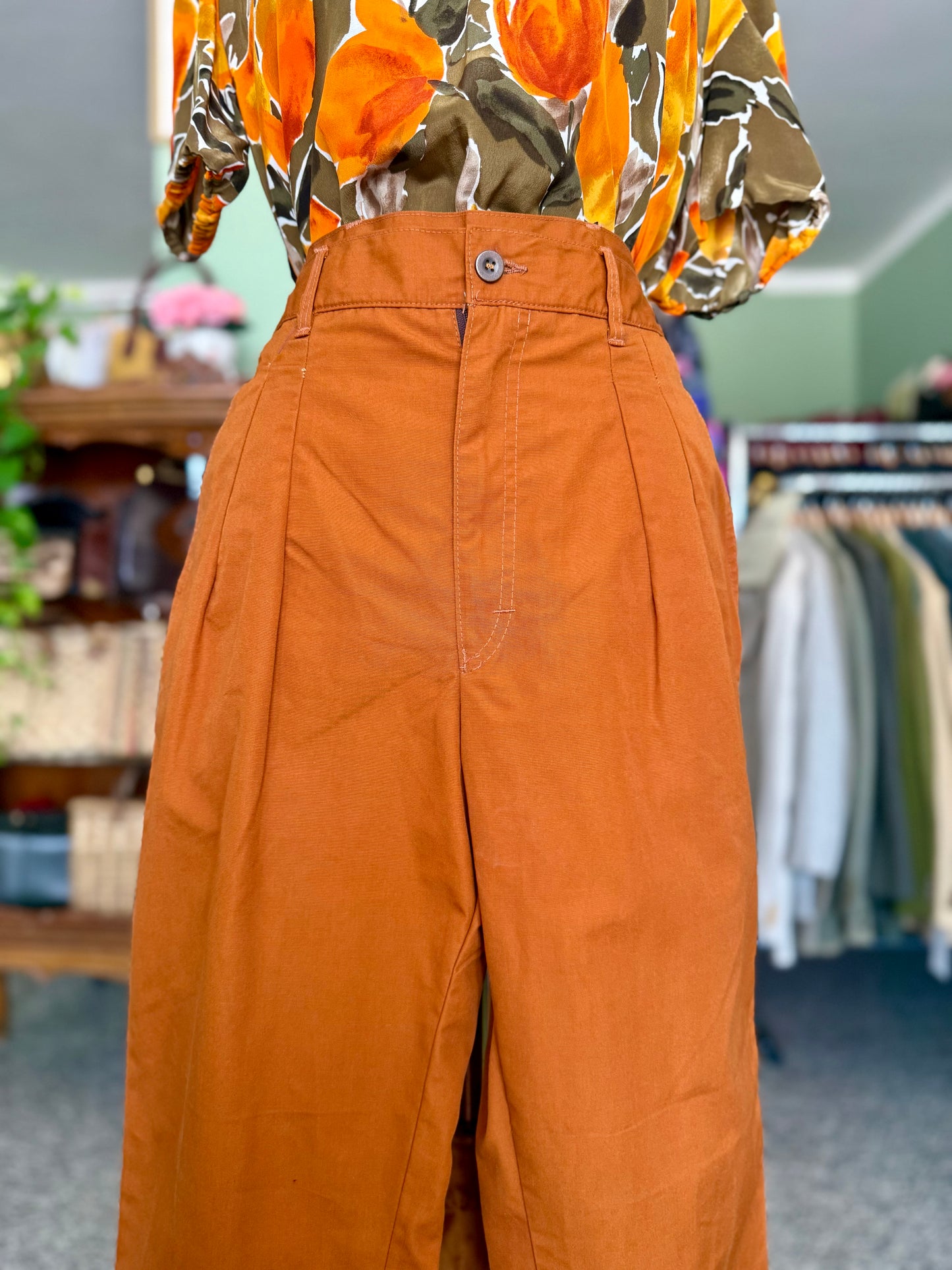 Pantaloni color mattone - TG. 46/48