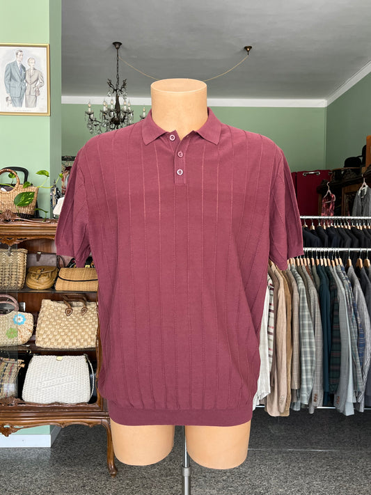 Polo a maniche corte cotone/lino tg. 56