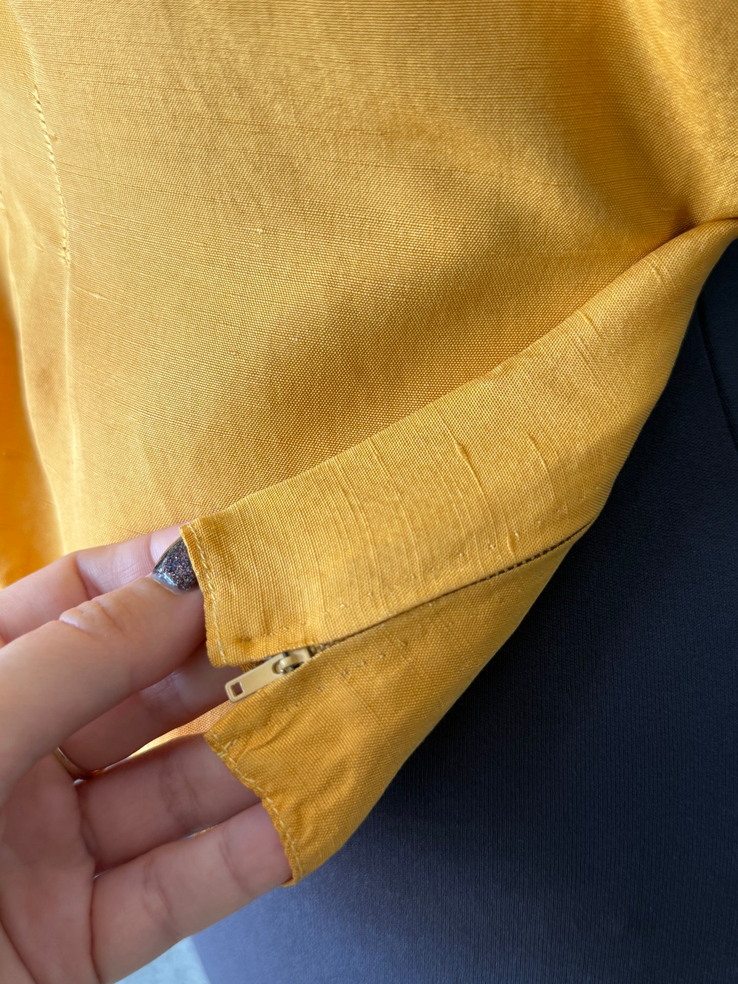 Blusa anni ‘50 in seta - TG. 40