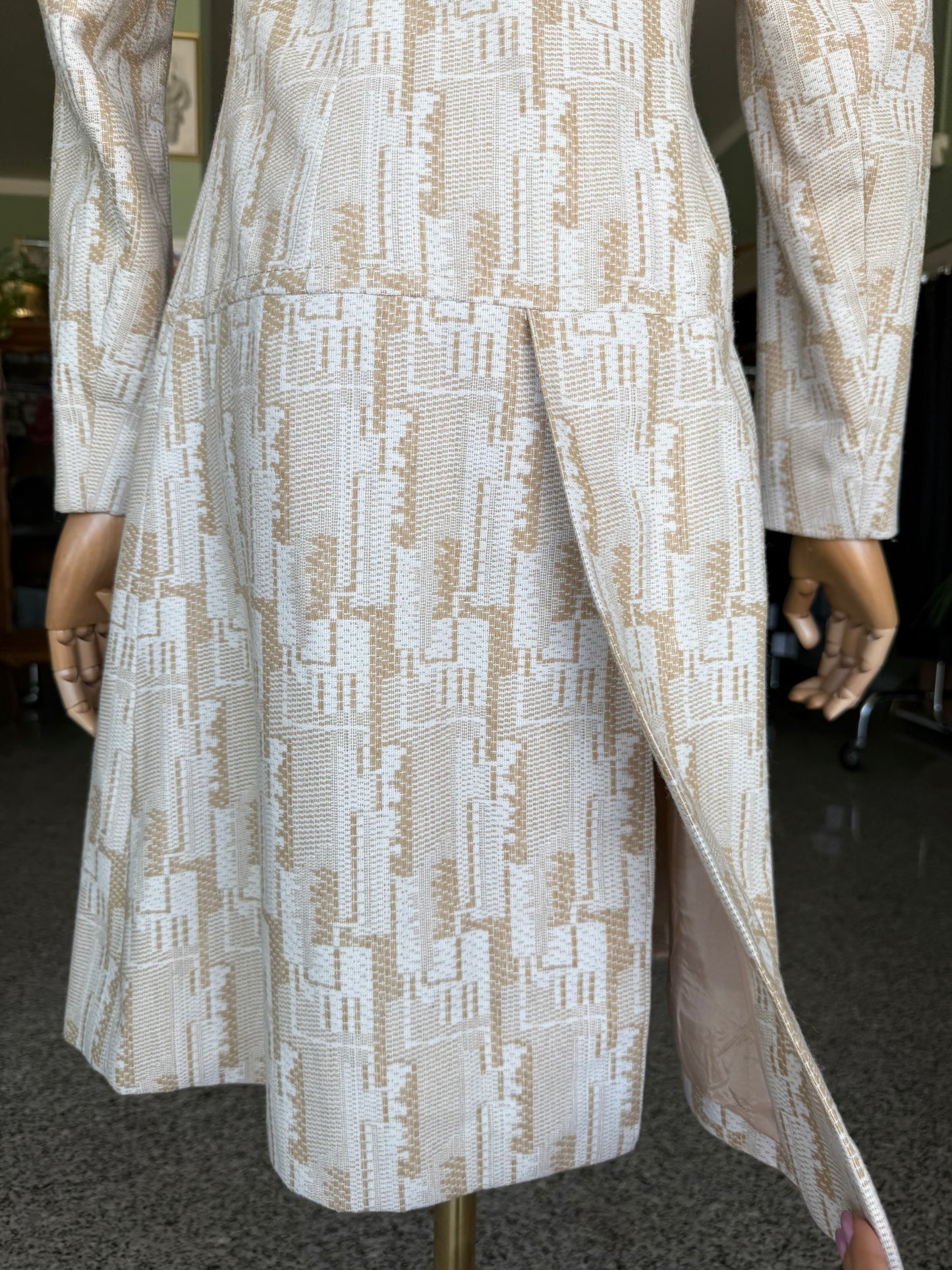 Cappottino anni ‘70 optical bon ton - TG. 38/40