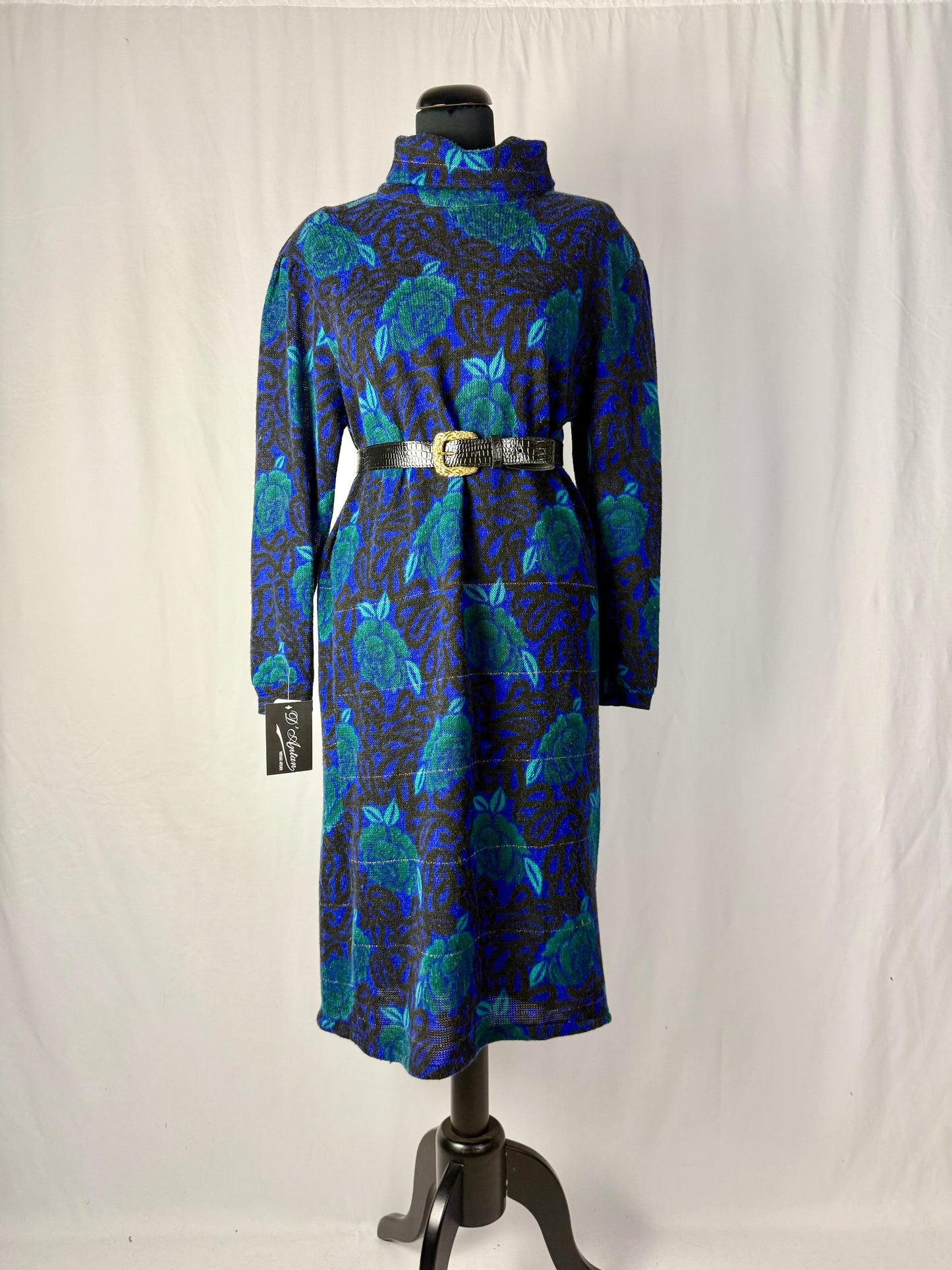 Abito anni ‘80 in maglia di lana - TG. 44 circa