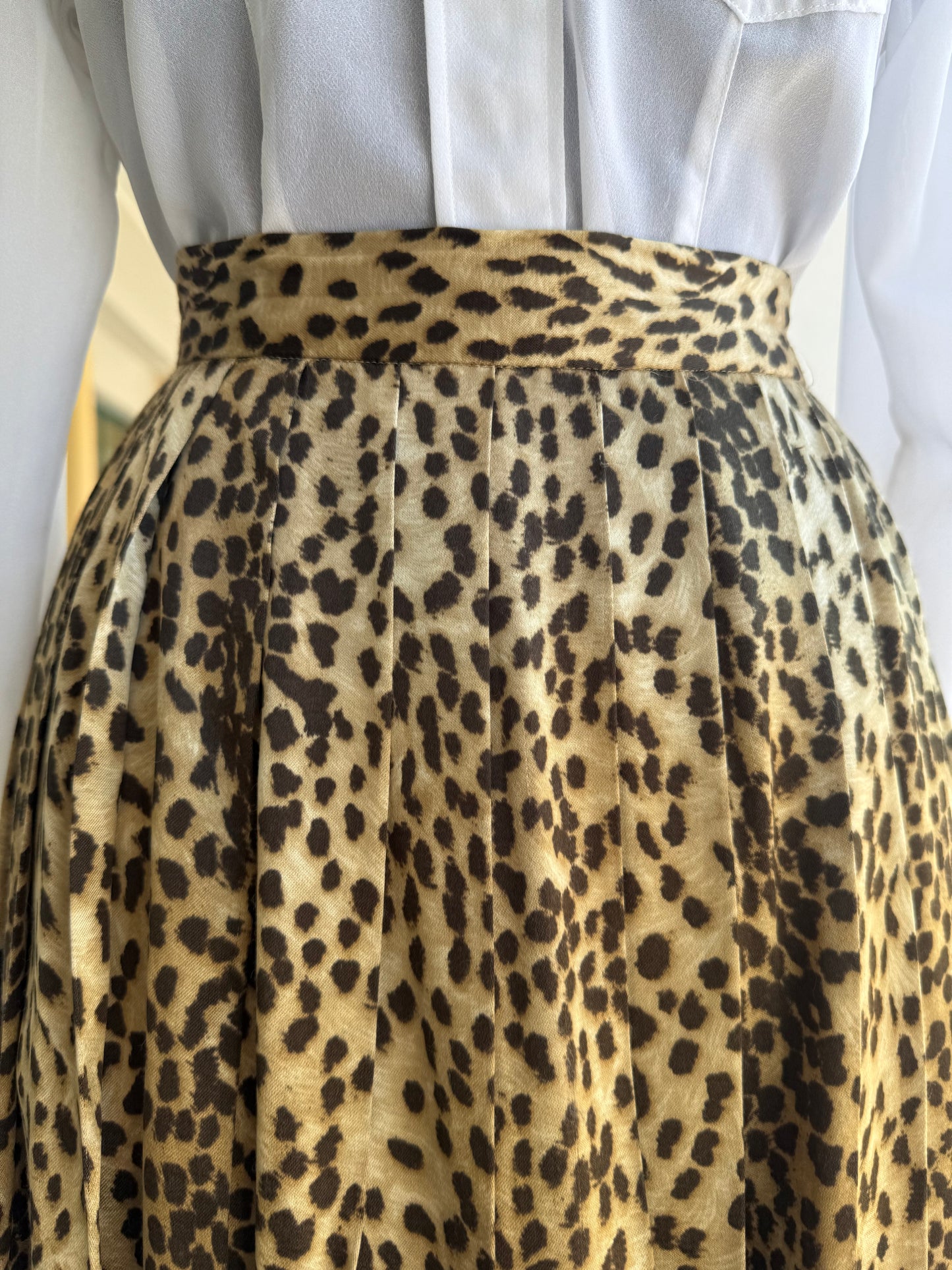 Gonna Ferretti leopardata - TG. 40