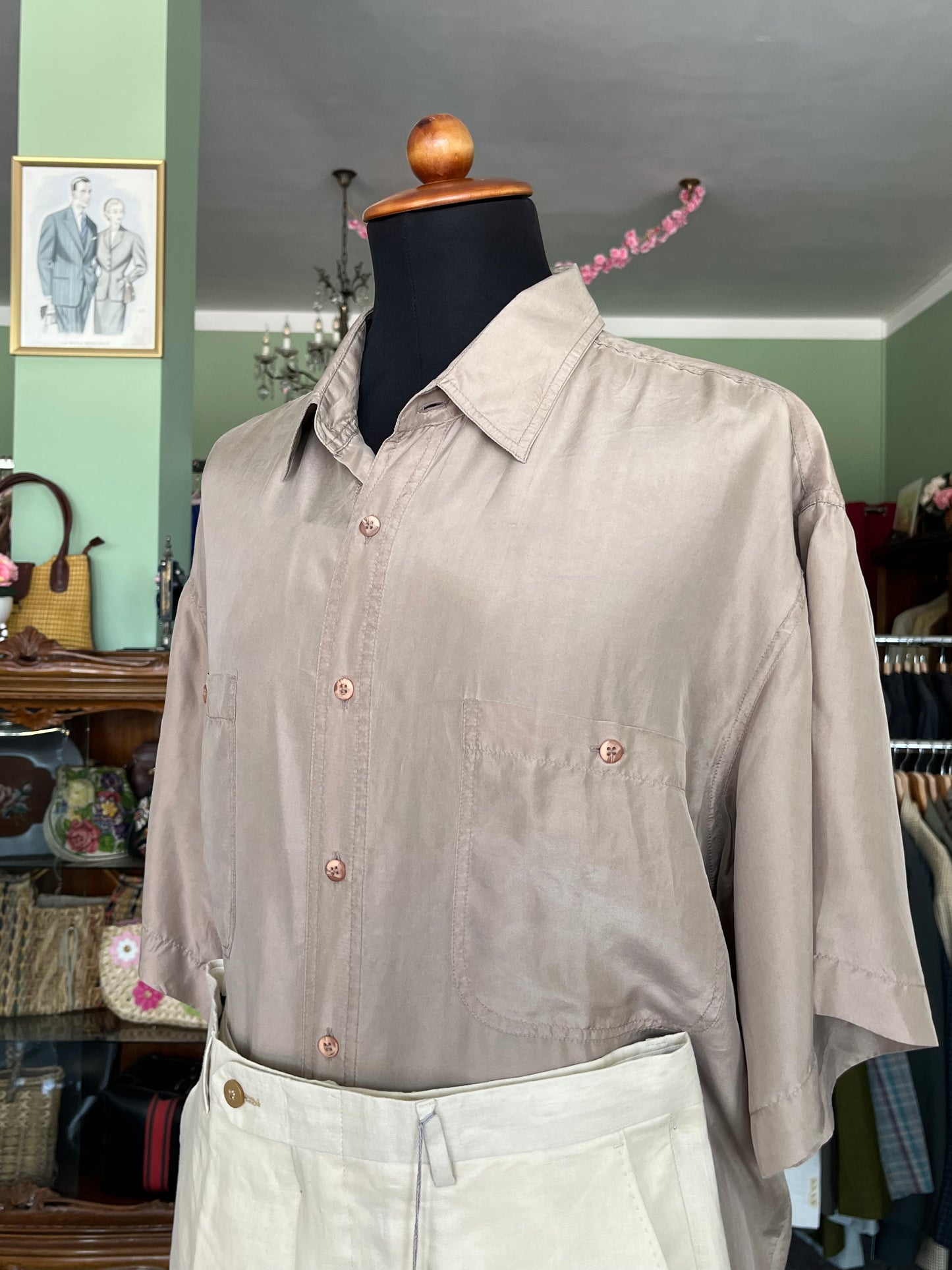 Camicia a maniche corte tg. M-L
