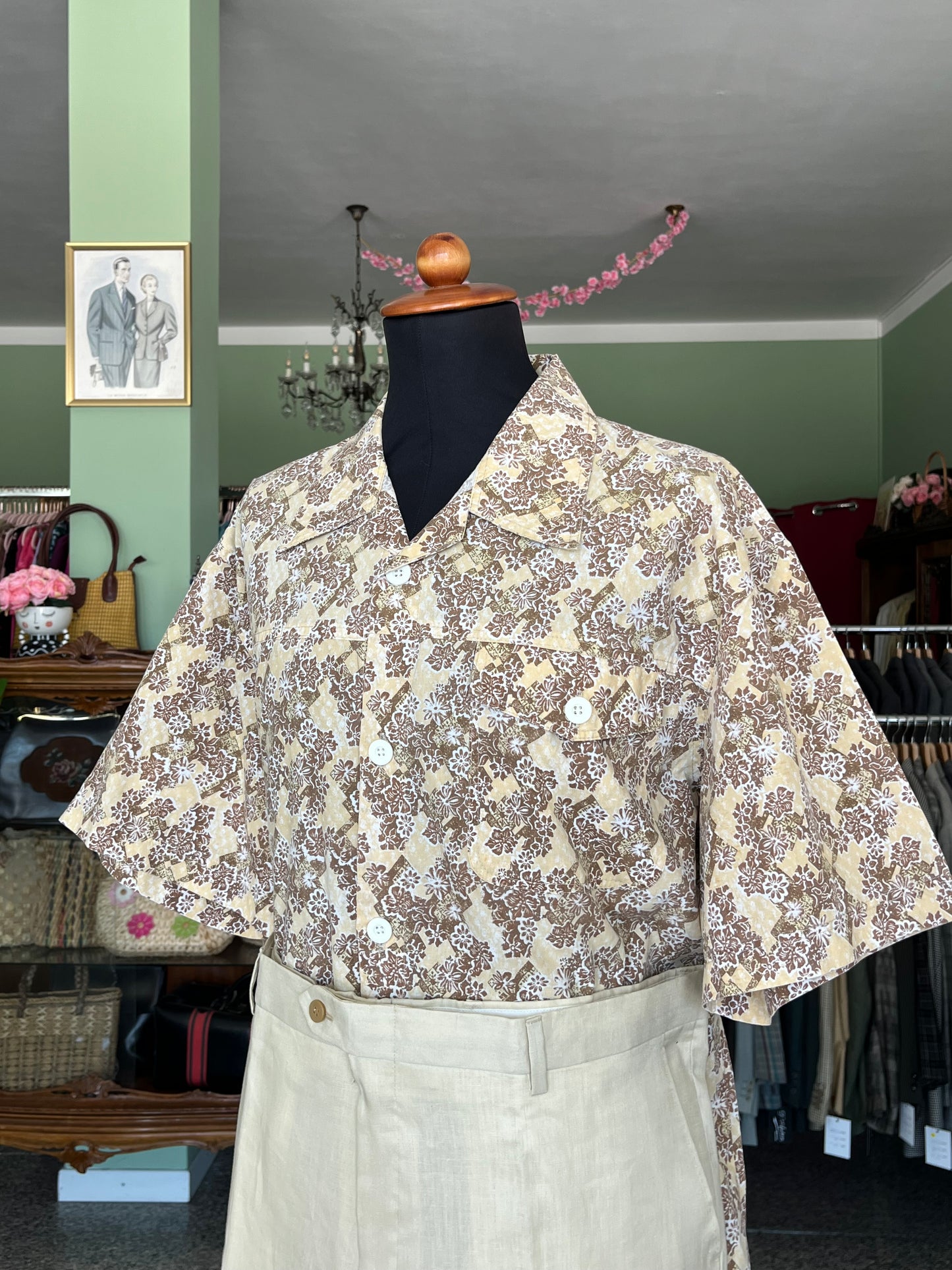 Camicia a maniche corte tg. L-XL
