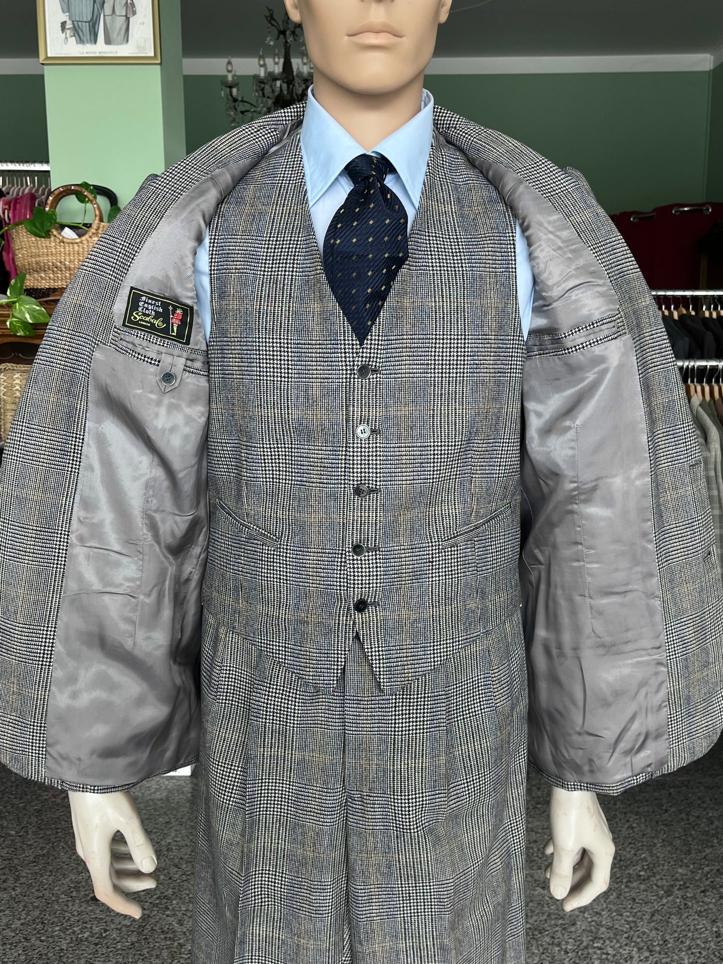 Completo anni ‘50 tre pezzi tg. 48-50