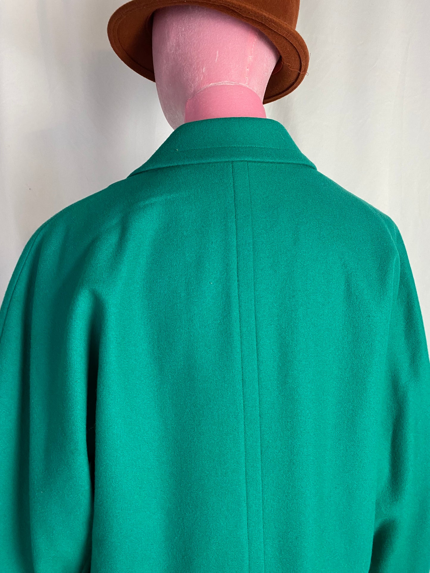 Giacca in lana verde smeraldo - TG. 46/48
