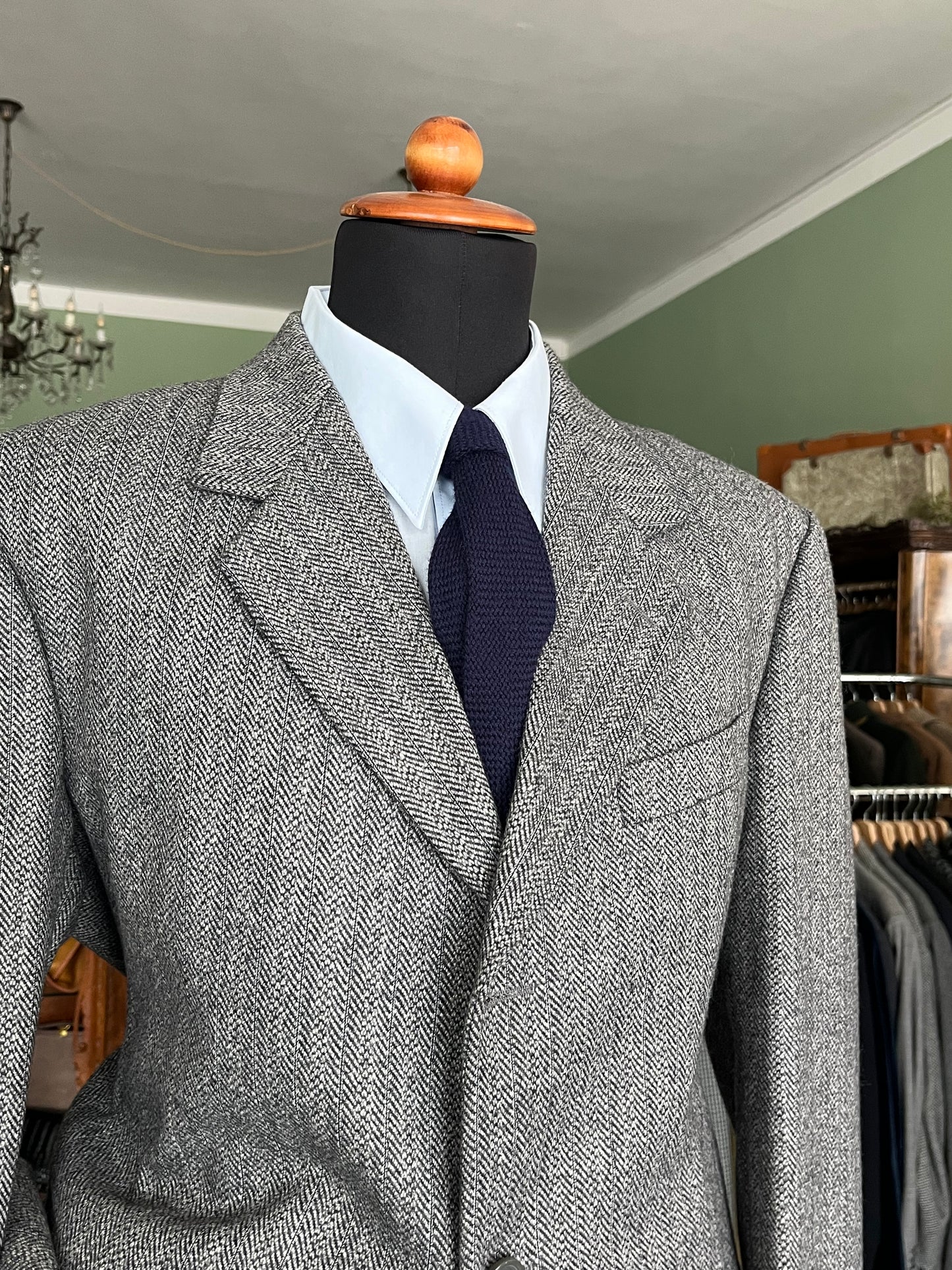 Completo anni '90 tweed NOS tg. 54 drop 4
