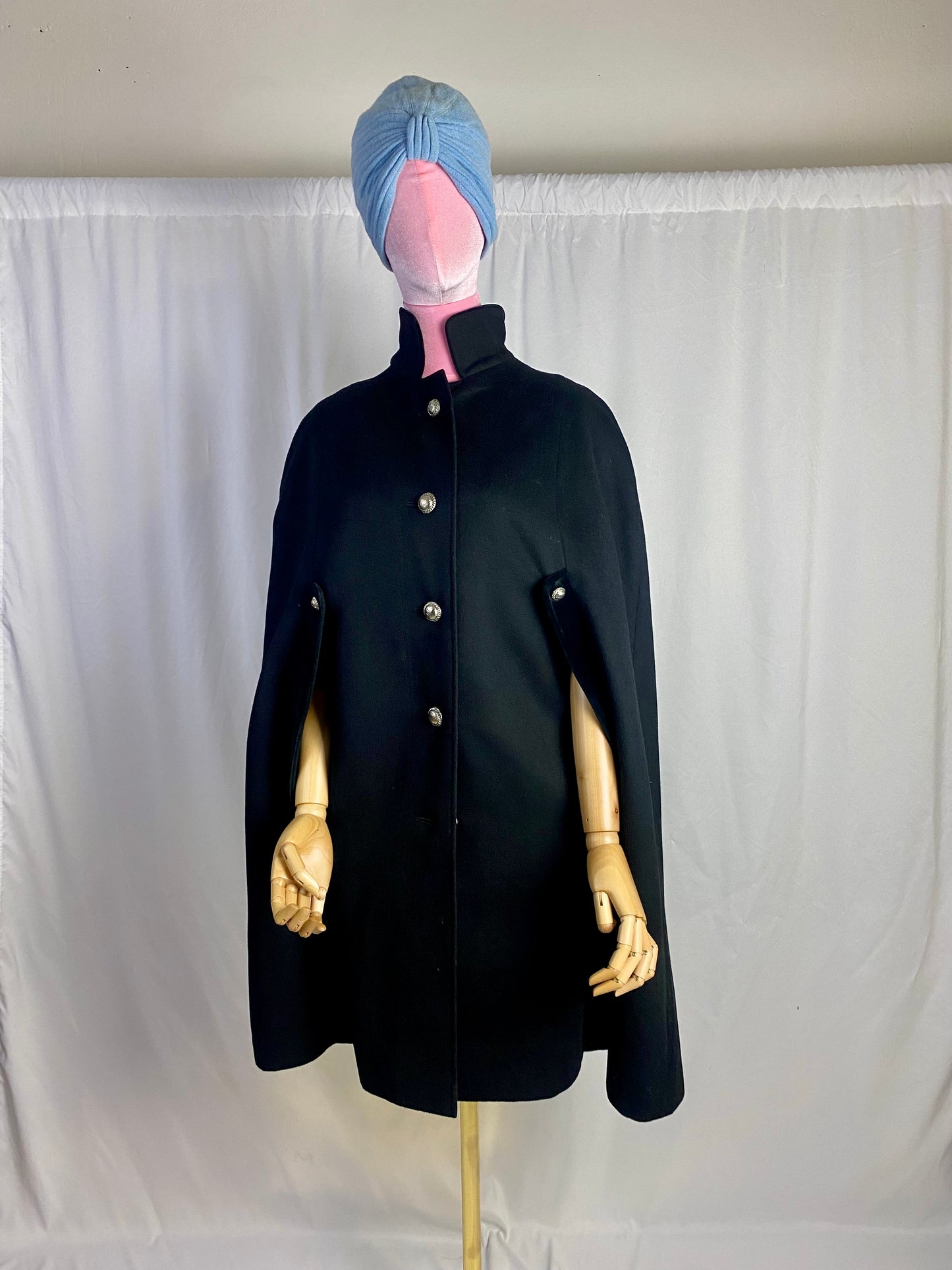 Mantella nera anni ‘70 - TG. Unica