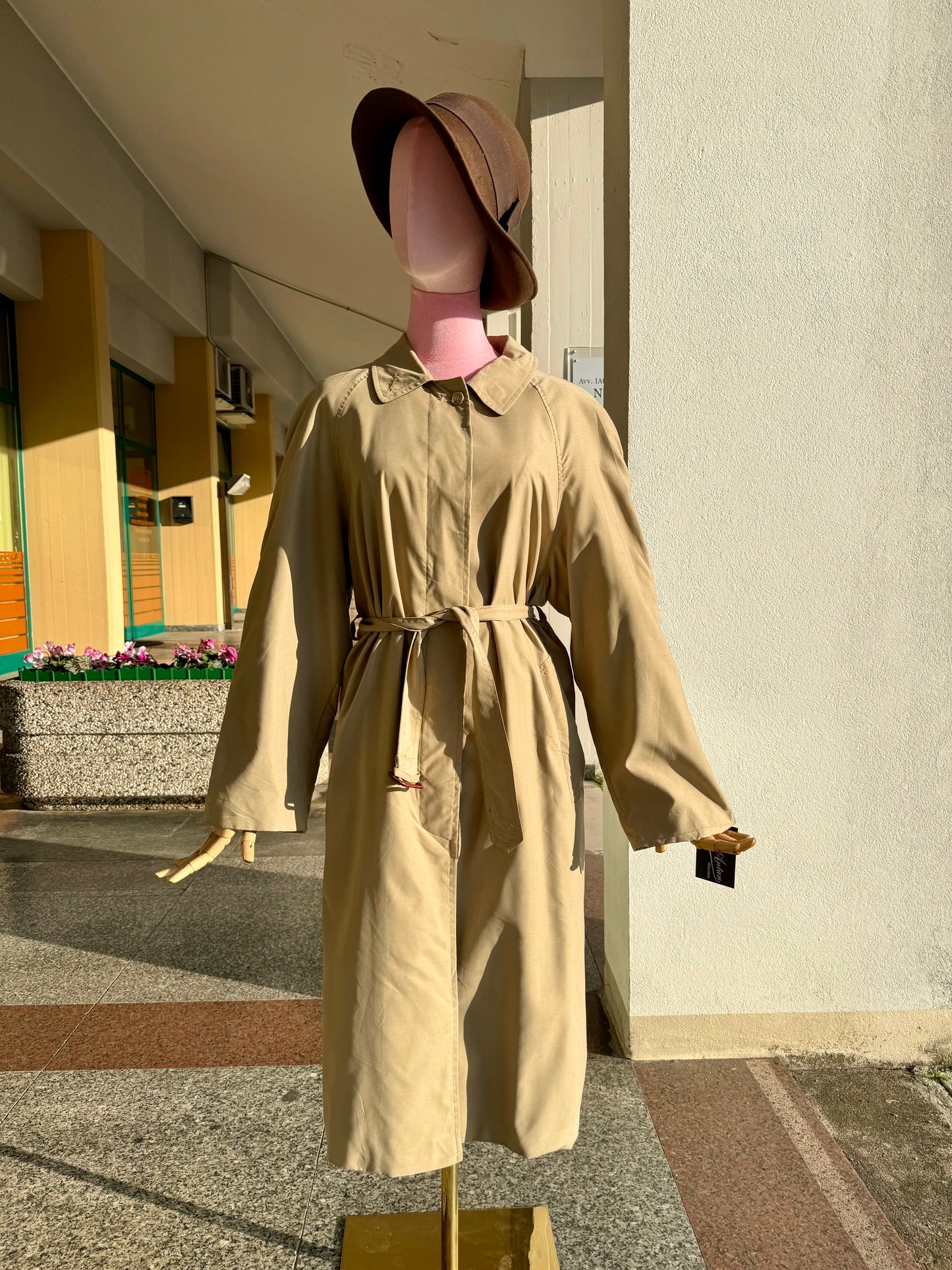 Trench anni ‘80 beige - TG. 44/46