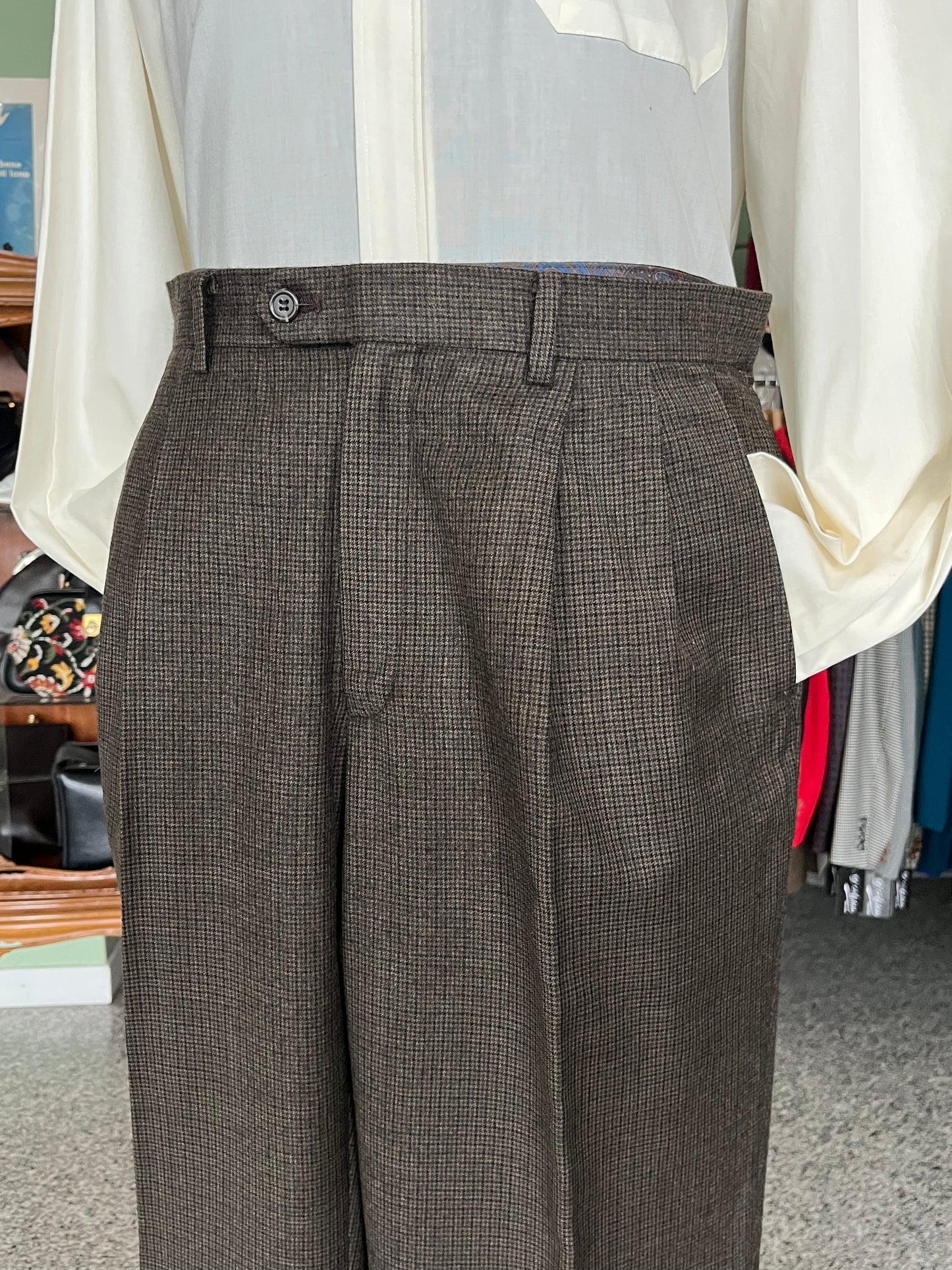 Calzoni anni ‘80 lana tg. 52