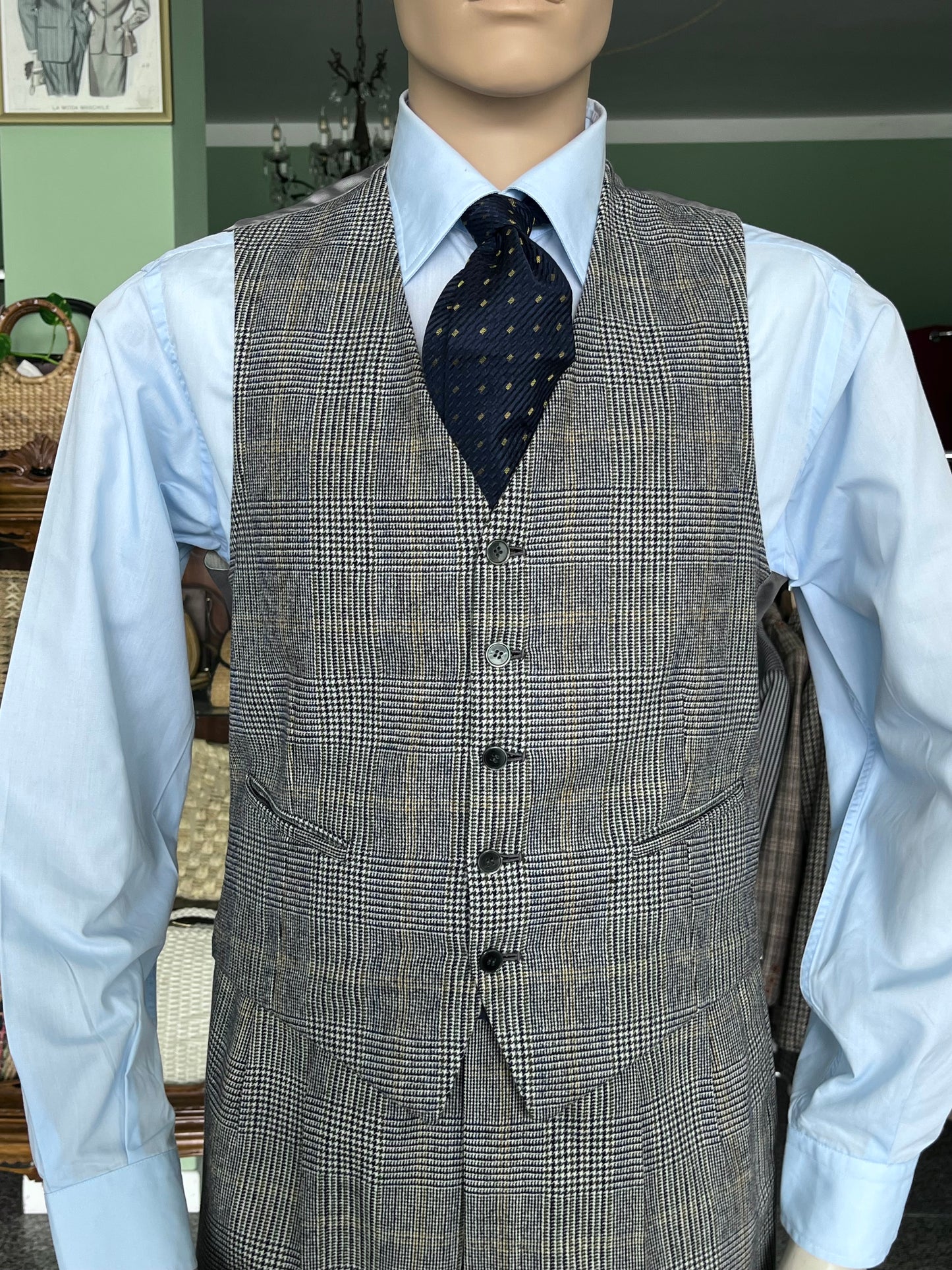 Completo anni ‘50 tre pezzi tg. 48-50